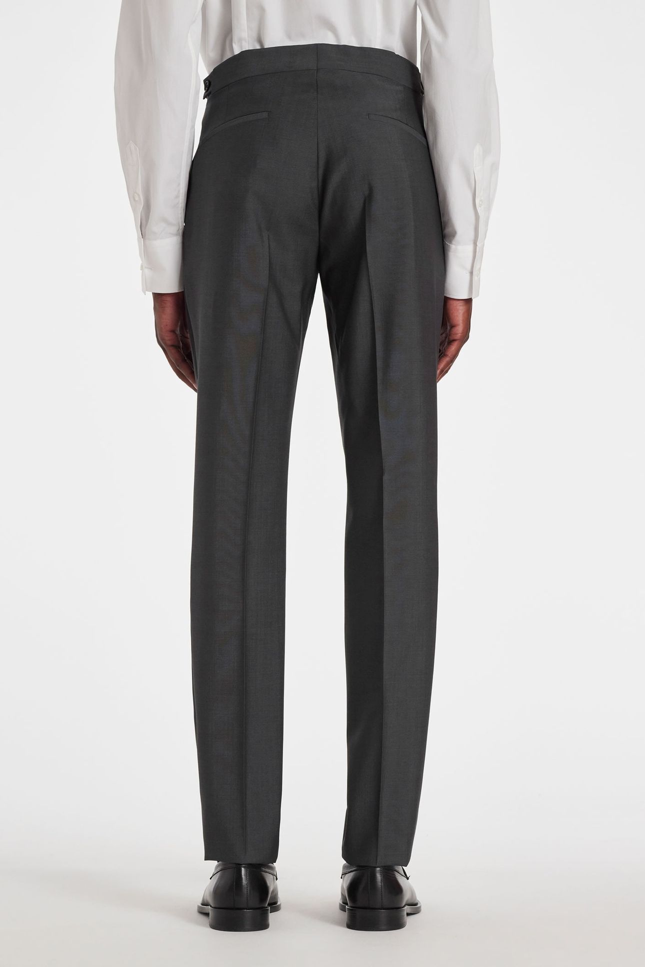 MENS TAILORED FIT 1BTN EVENING SUIT SLATE 4