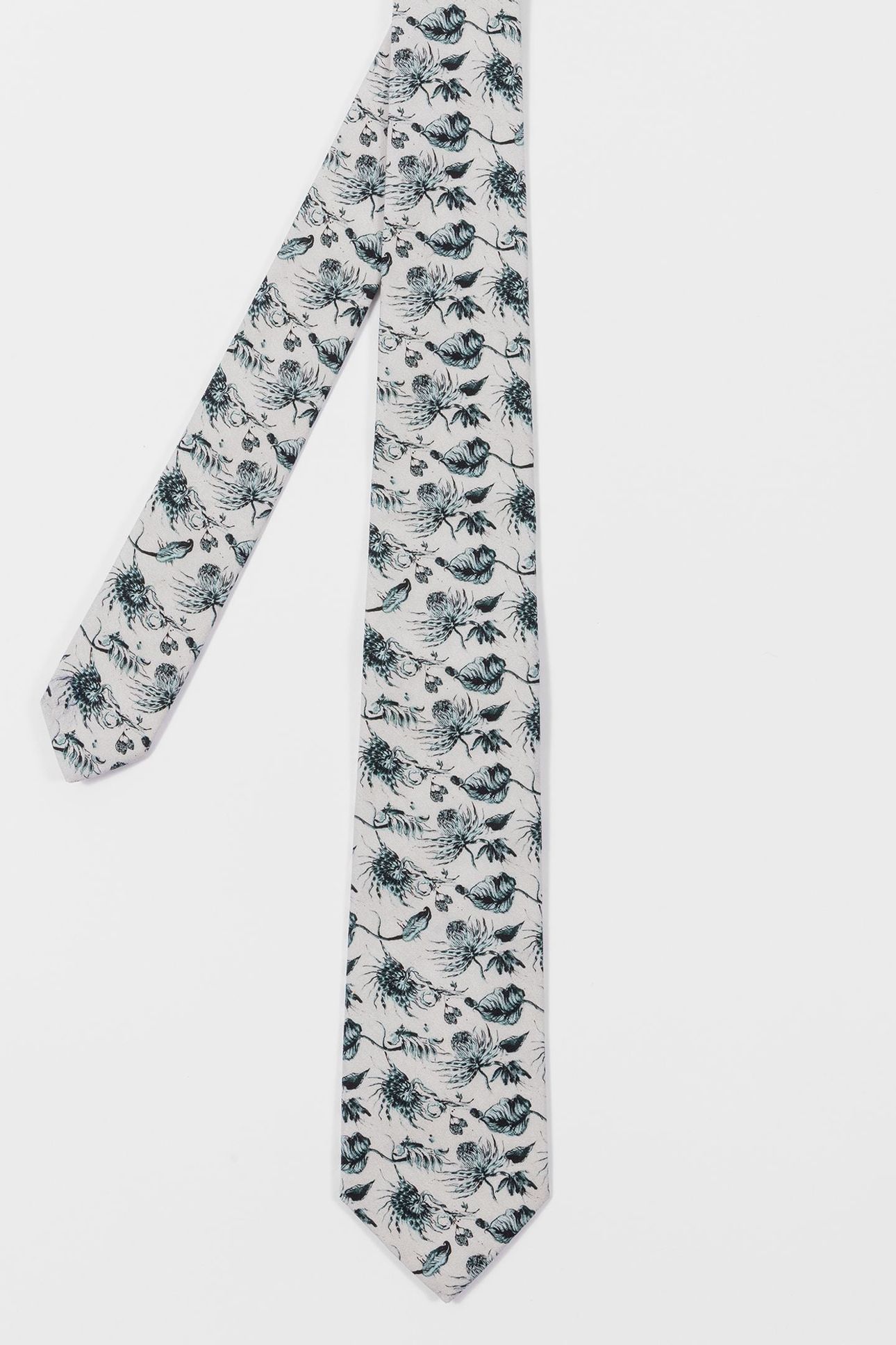 MEN TIE SML THISTLEBERRY ICE WHITE 1