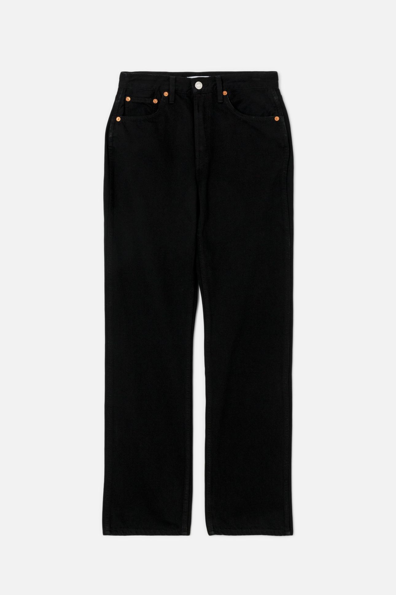 90S HIGH RISE LOOSE BLACK 3