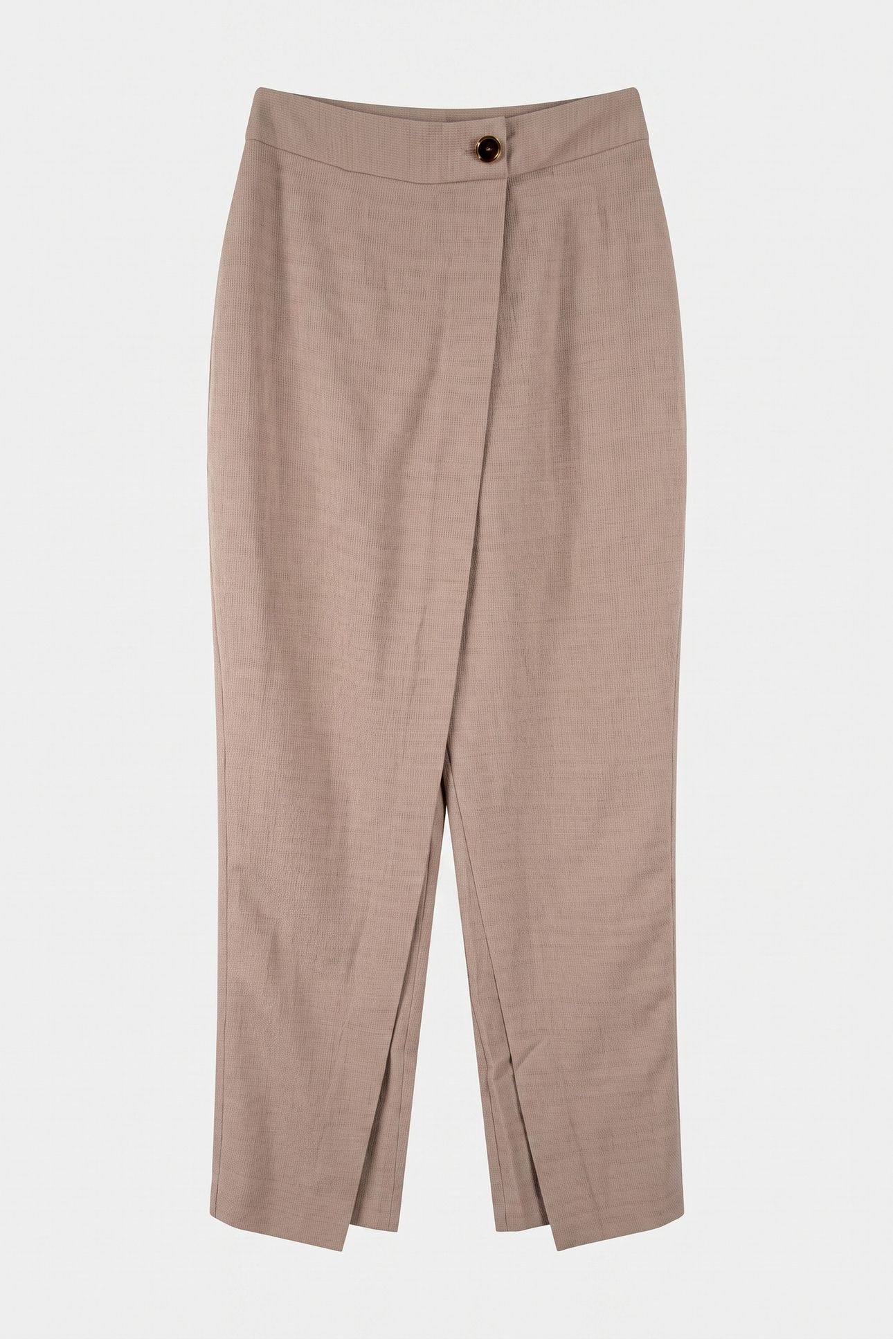 ARIANA OVERLAP TAPER VELVET TAUPE 3
