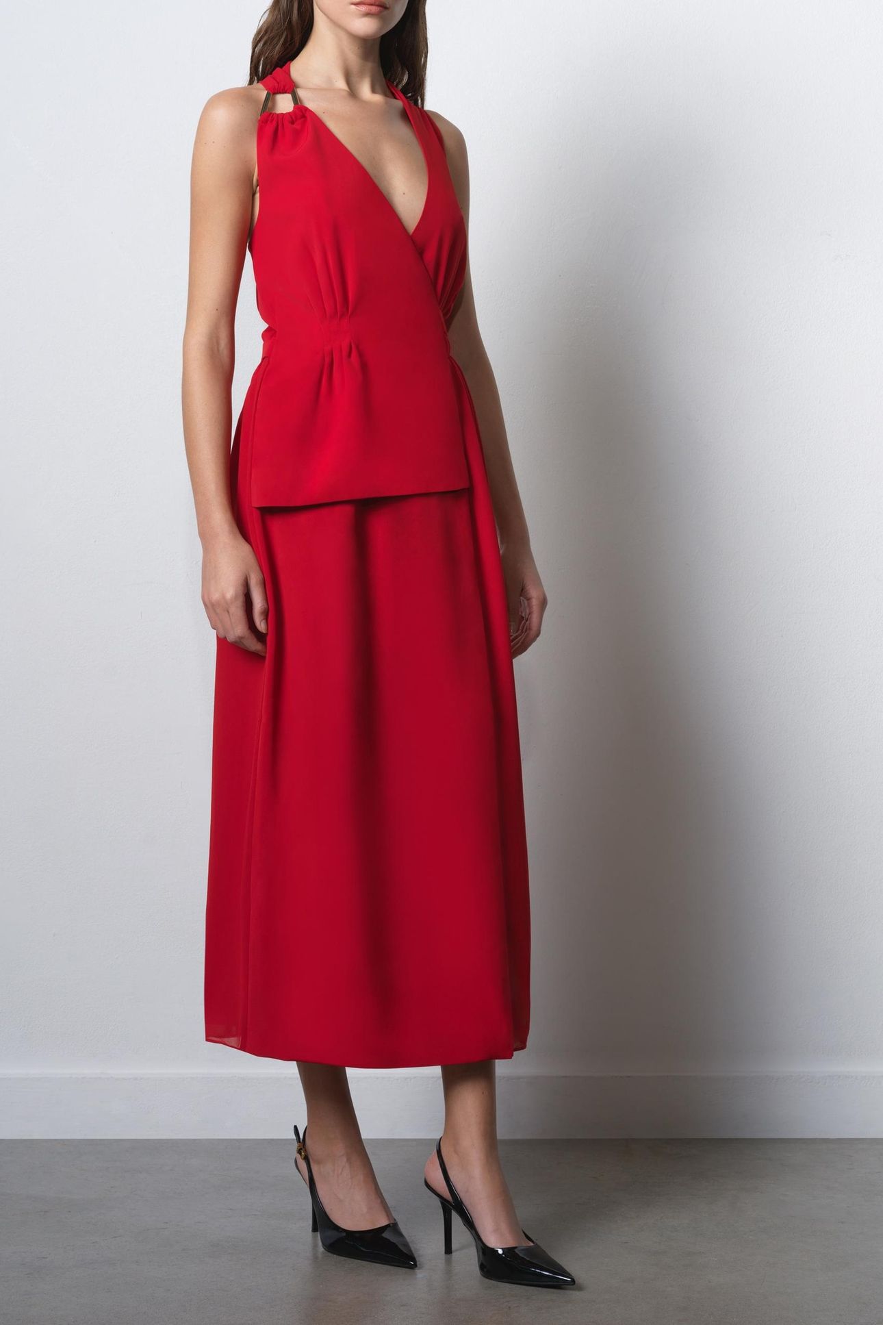 VINNIE EDEN TAILORED DRESS LIPSTICK RED 1