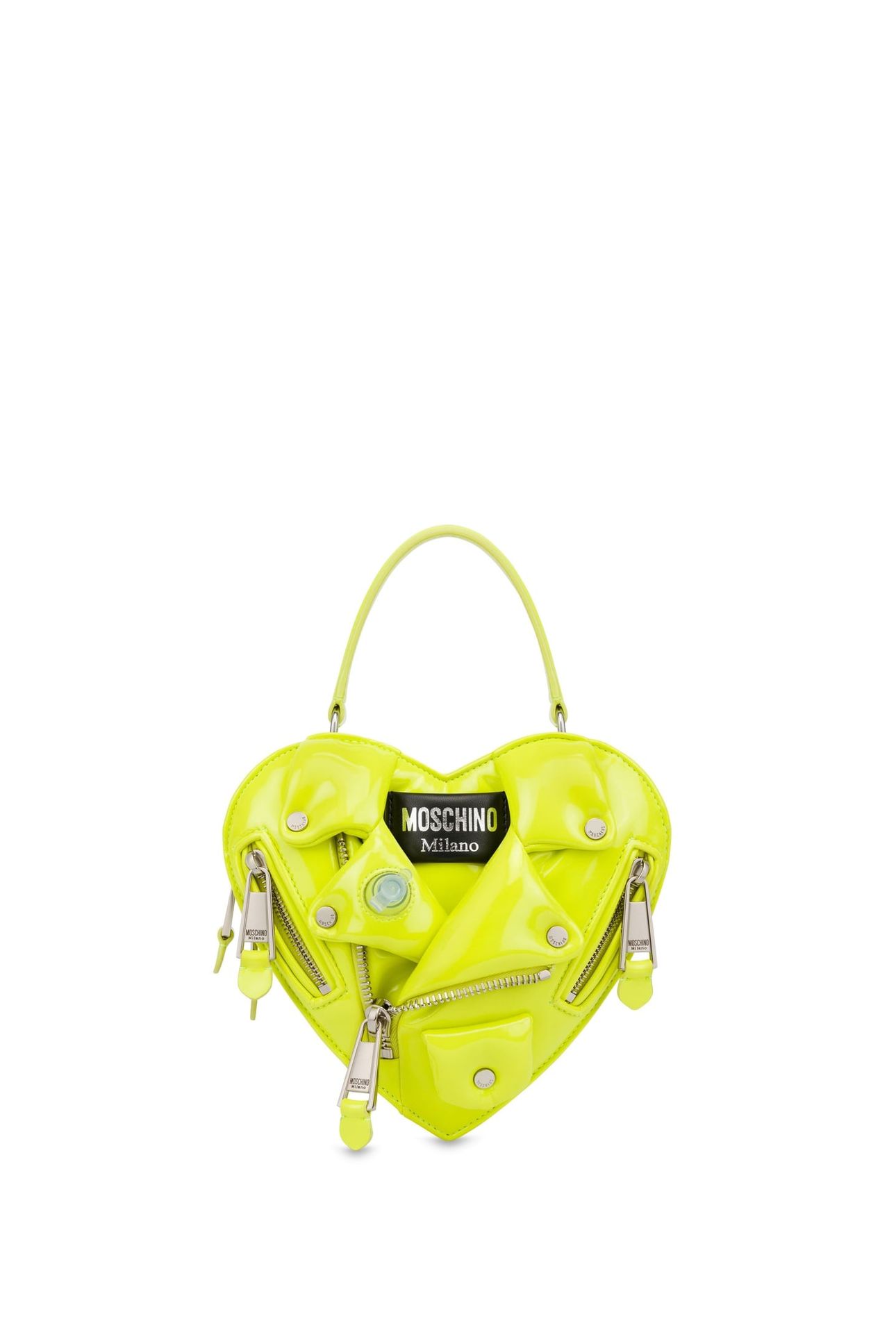 HEART BIKER BAG INFLATABLE EFFECT GREEN 4
