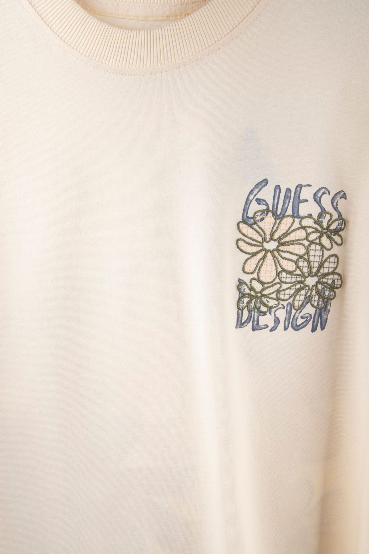 SS CN FLOWER TEE PEARL WHITE 4