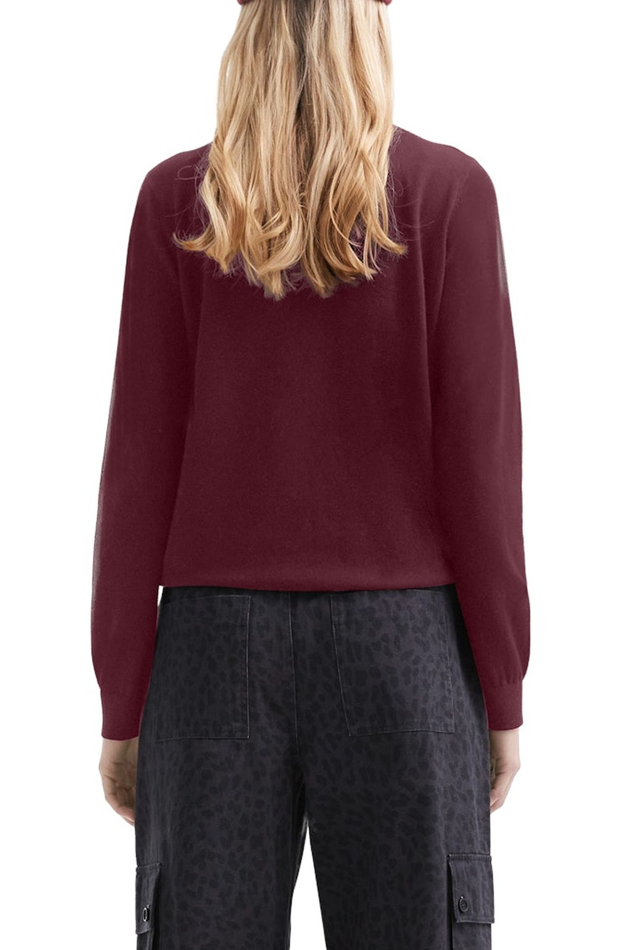 S.OLIVER-QS PULLOVER BURGUNDY 2