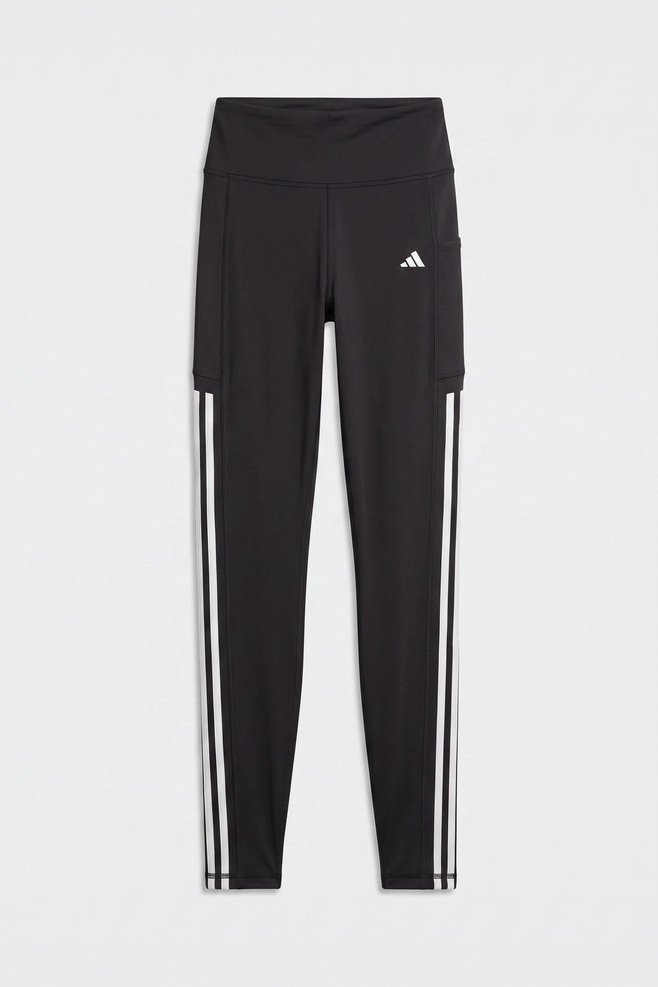 PERFORMANCE ADIDAS OPTIME 3-STRIPES FULL LENGTH LEGGINGS BLA 3