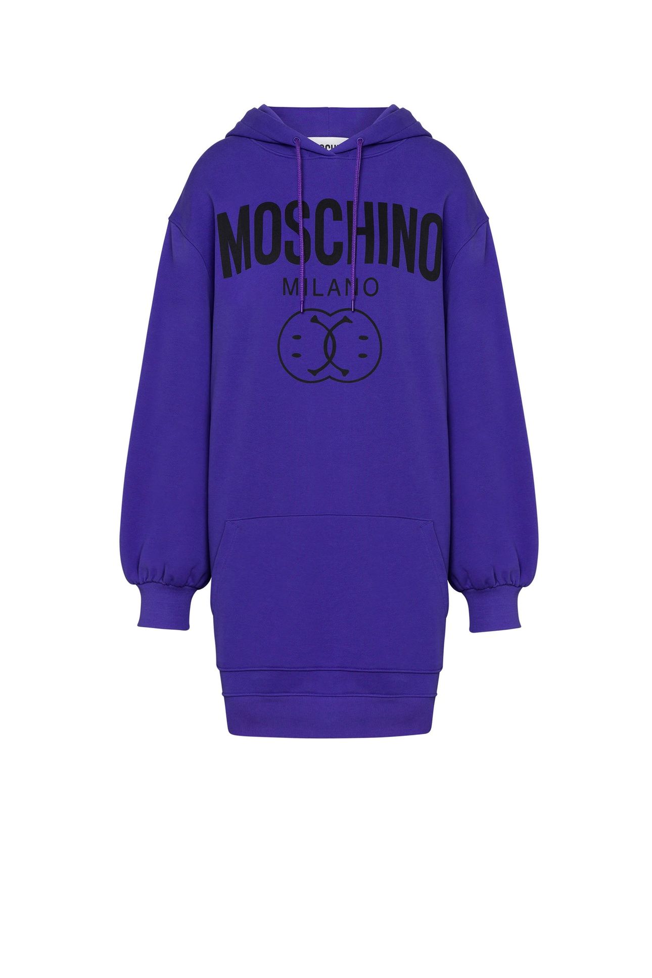 DOUBLE SMILEY® LOGO FLEECE DRESS BLUE 3