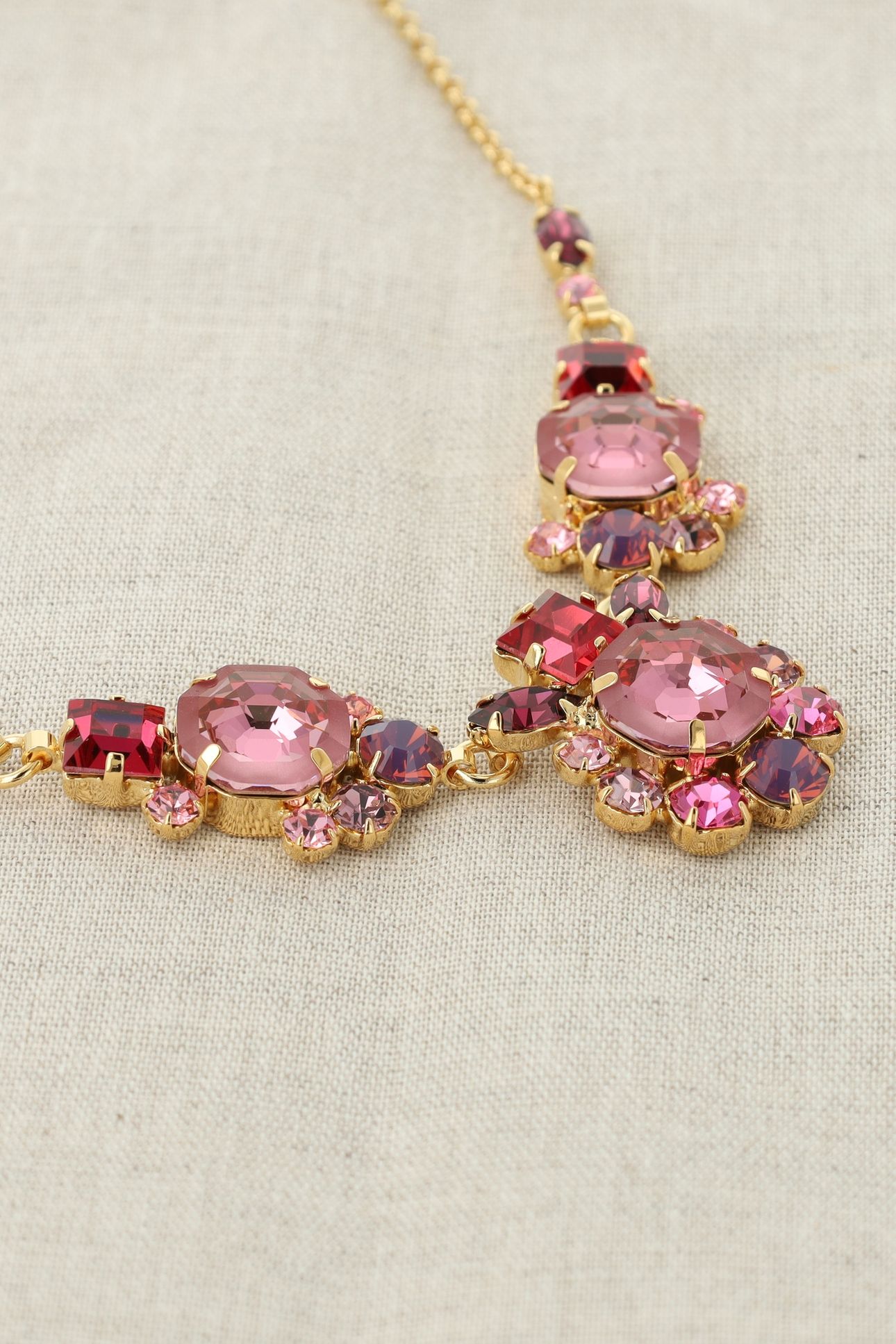 LALIQUE NECKLACE PINK PINK 4