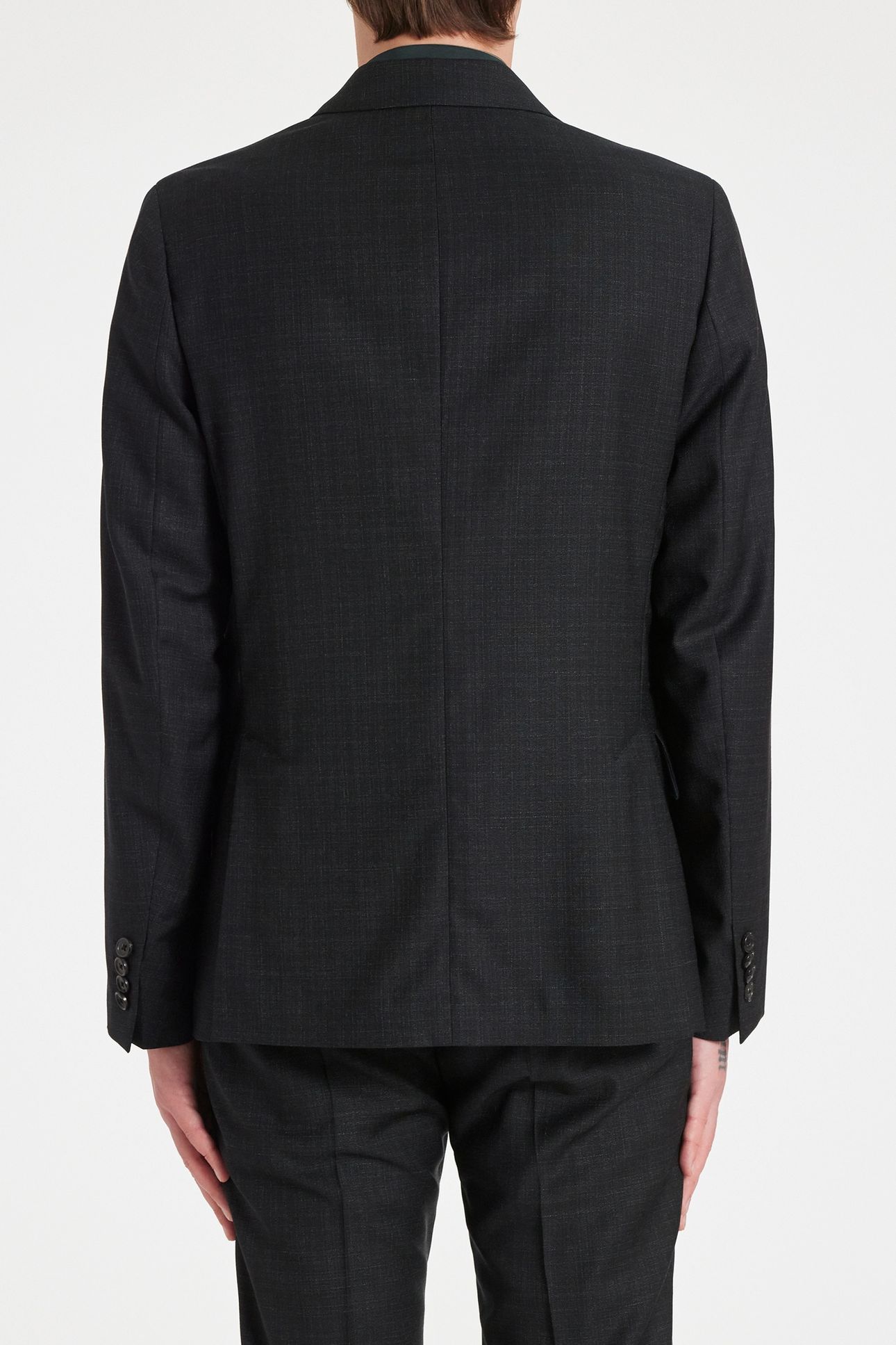 MENS 2 BUTTON JACKET BLACK 6