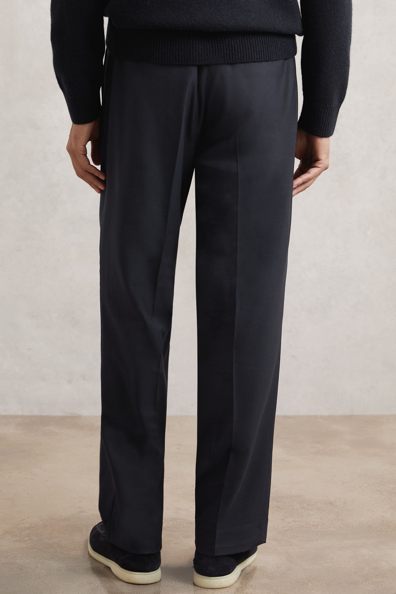 RELAXED TWILL TROUSER NAVY 3