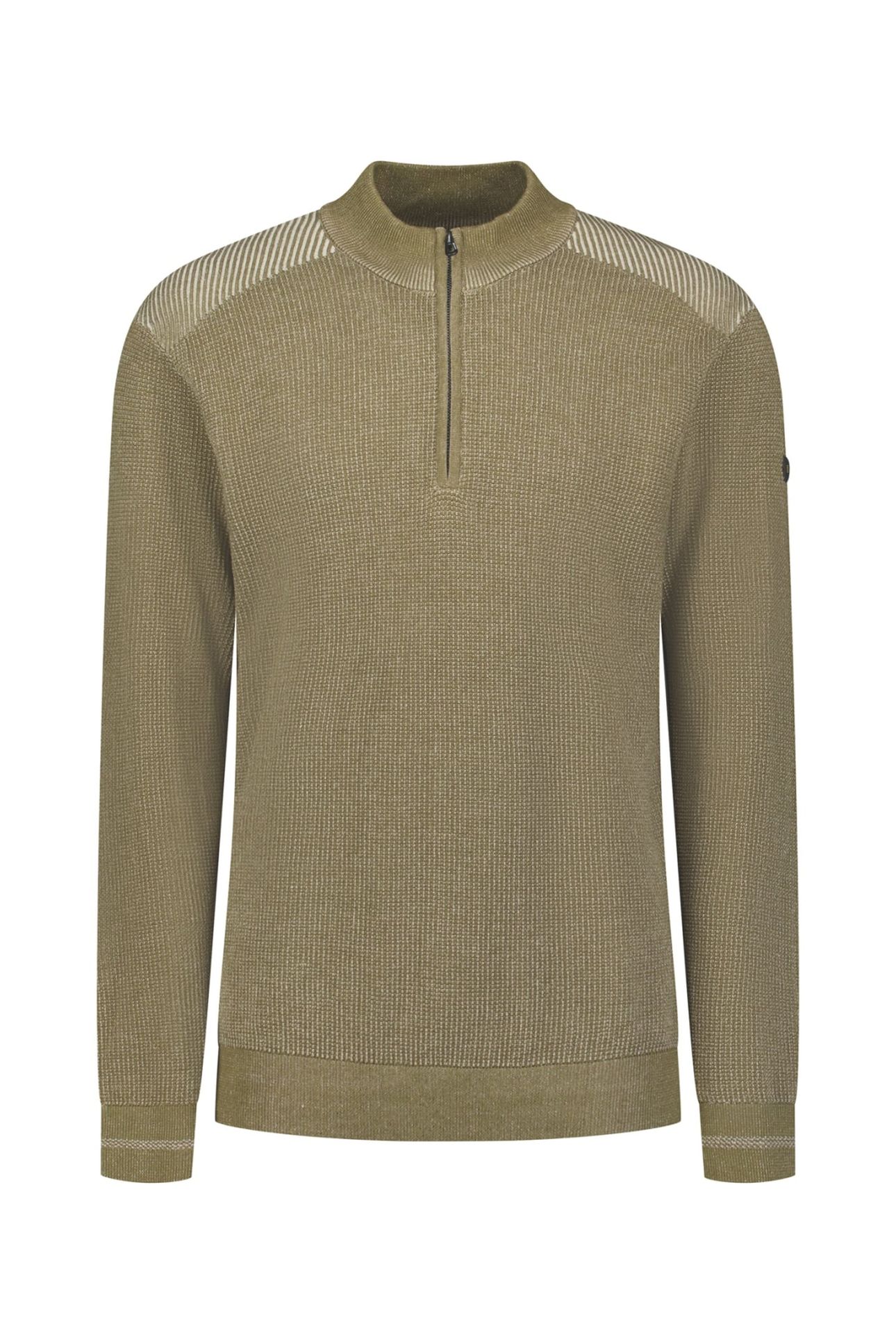 PULLOVER HALF ZIP PLATED MOSS 5