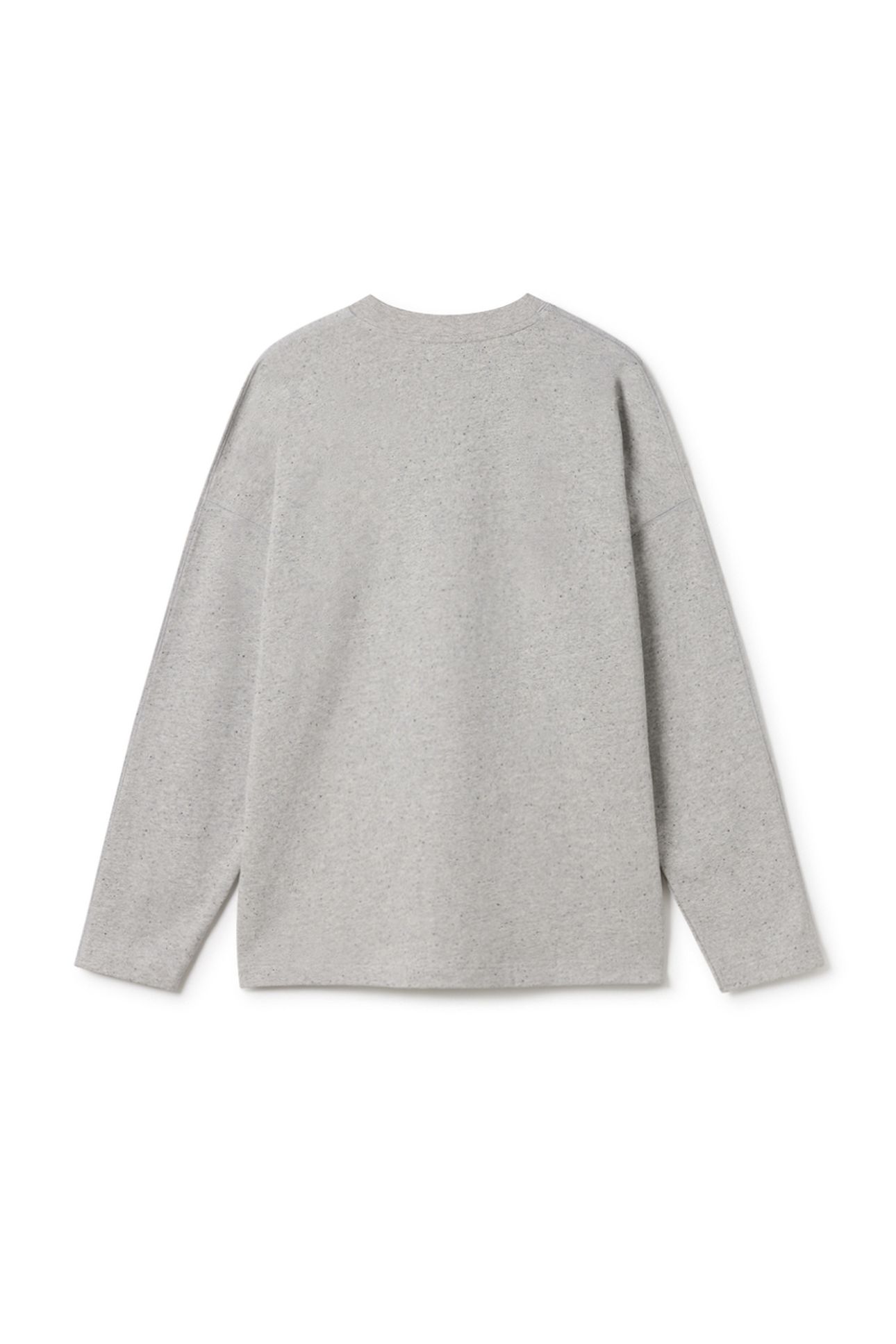 AGATTU SWEATSHIRT GREY MELANGE BLACK NEPS 4