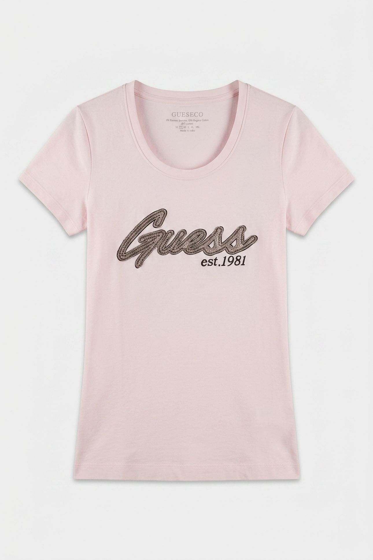 SS LOGO HOT FIX TEE LOW KEY PINK 3