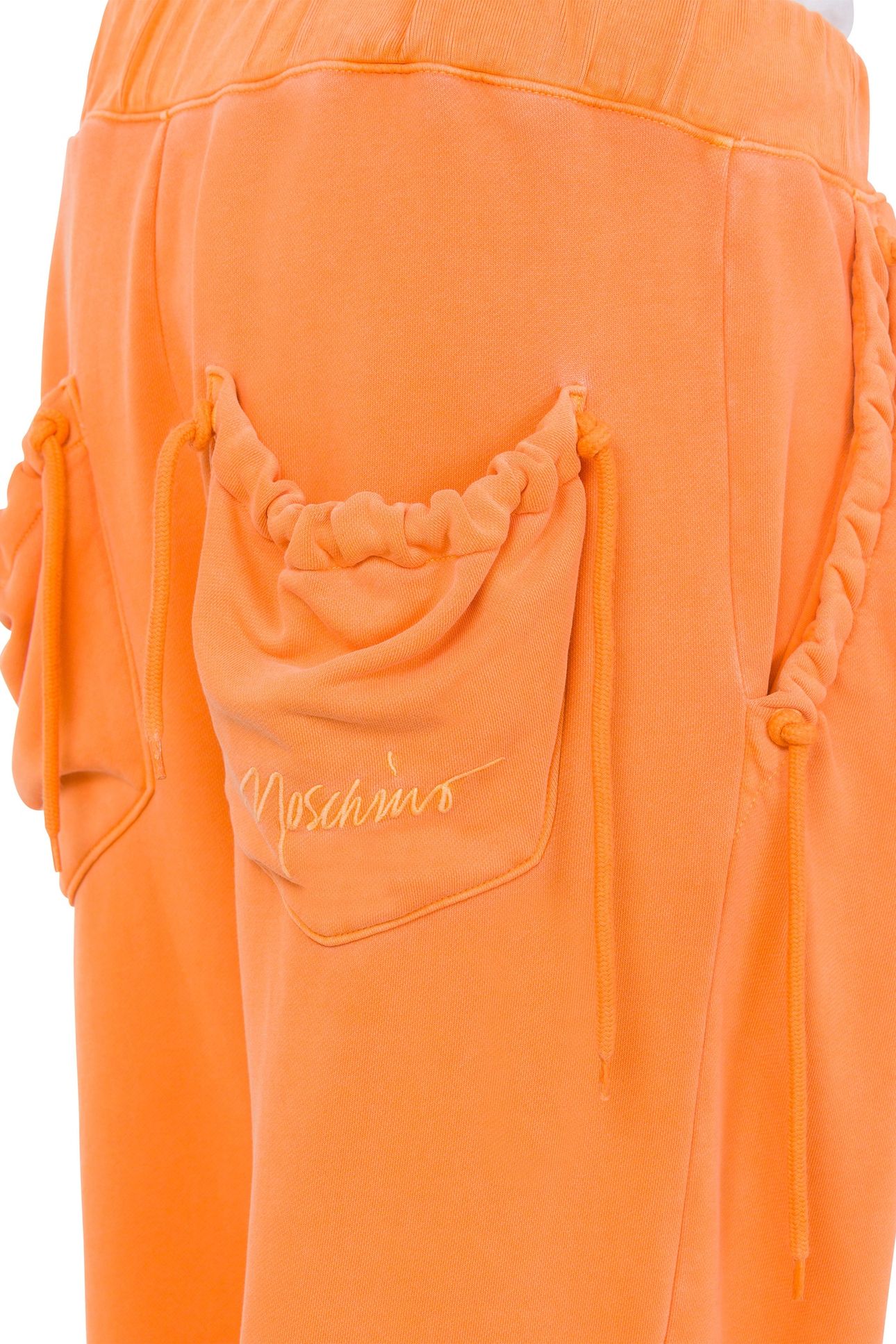 FADED FLEECE JOGGING SIGNATURE LOGO ORANGE 4