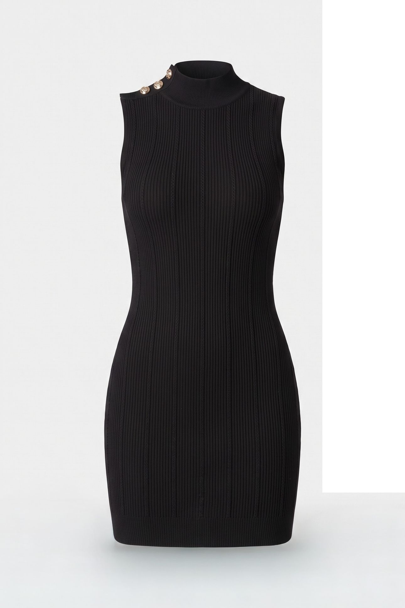 GRACE MOCK NECK SL D JET BLACK A996 3
