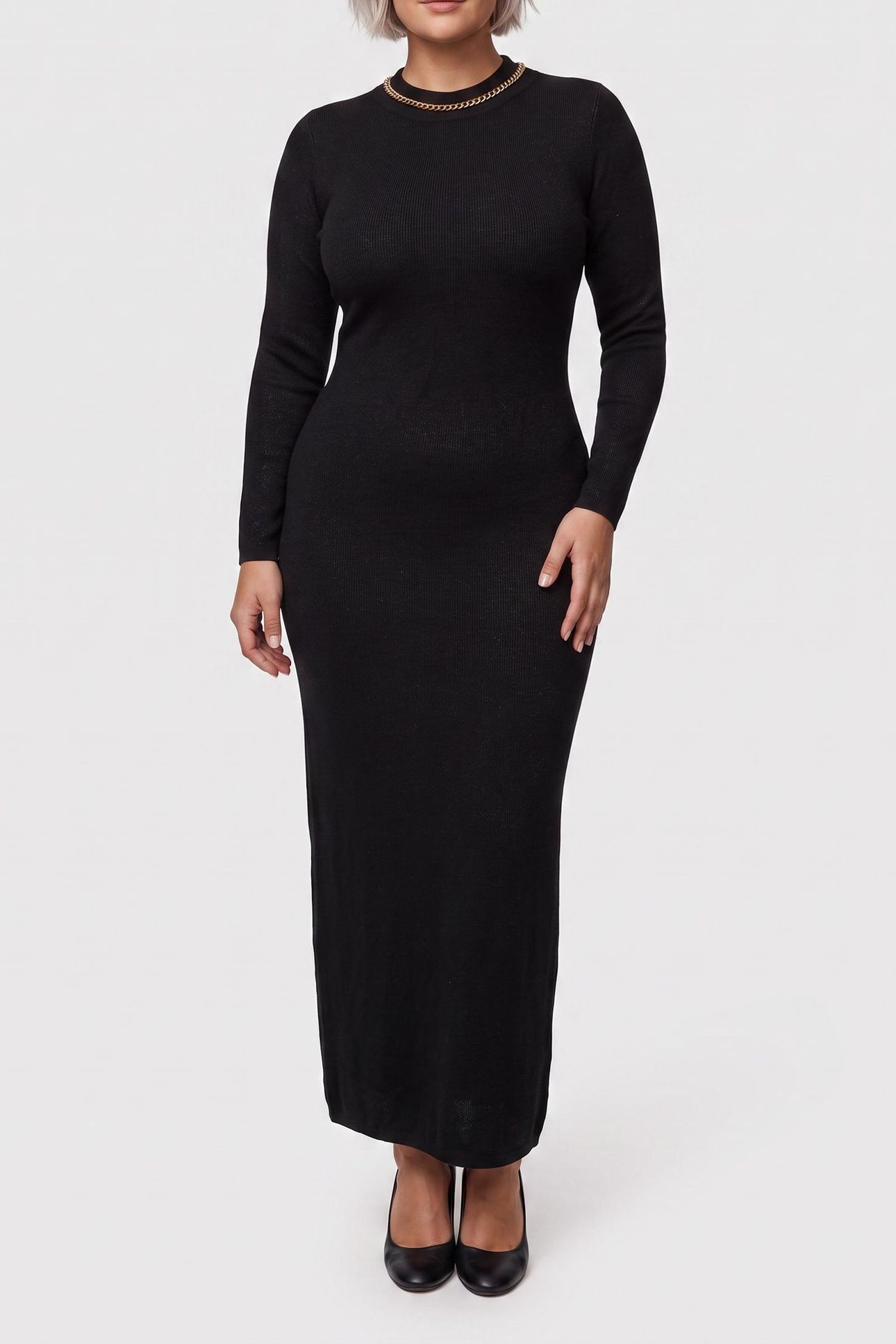ABEL CHAIN LONG DRES JET BLACK A996 1