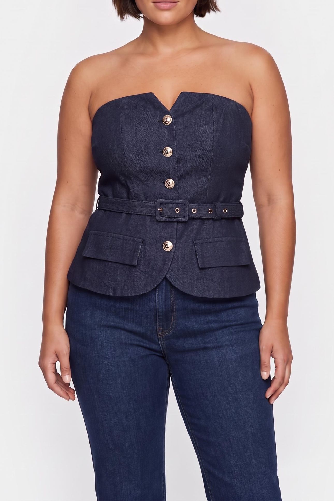 GLAM DE NUIT CORSET DARK WASH 1