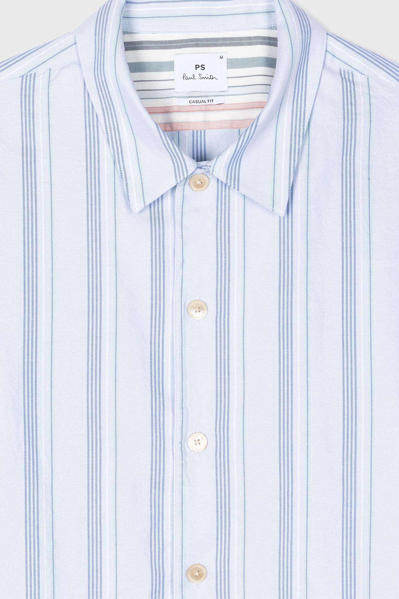 MENS SS CASUAL FIT SHIRT BLUE 5