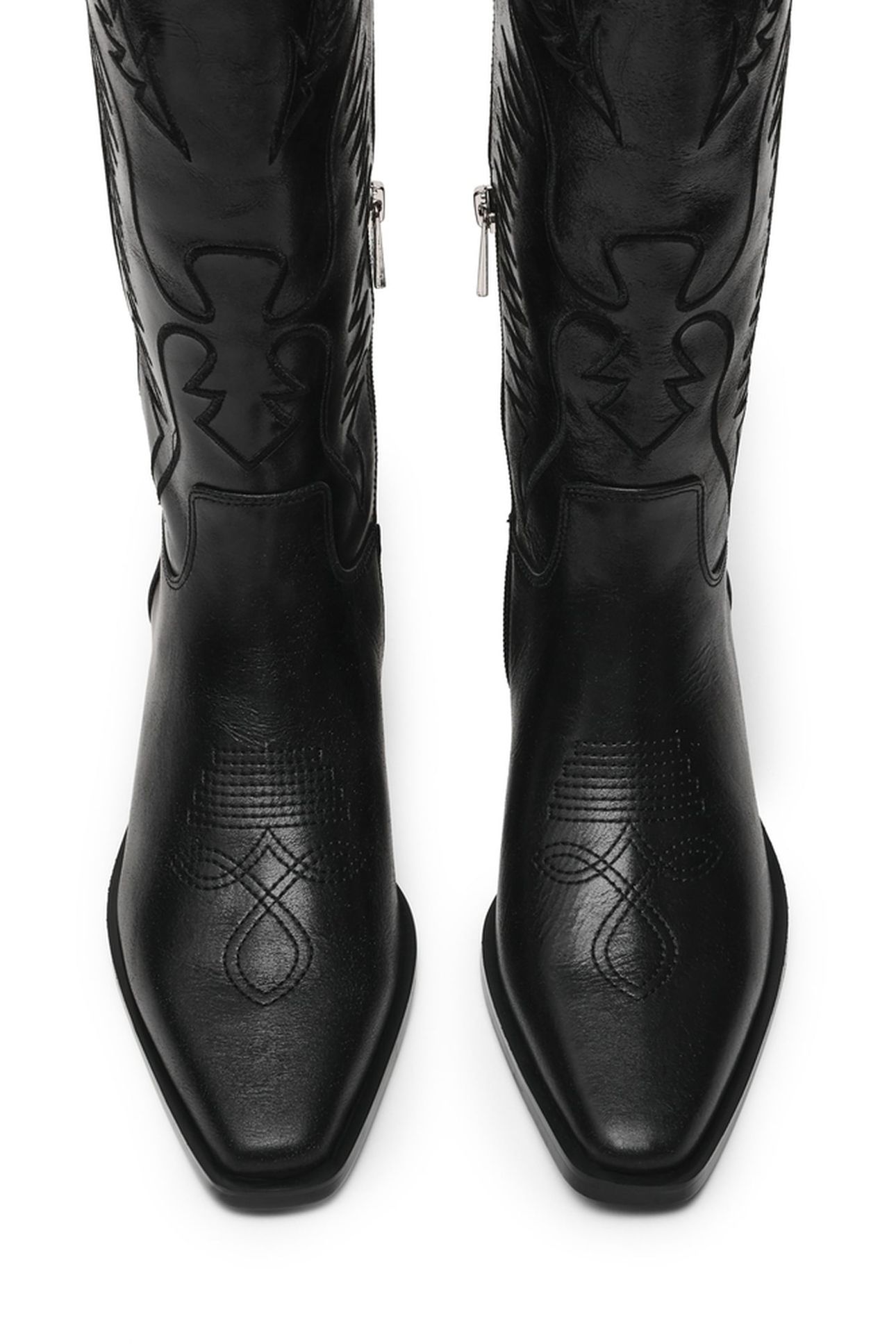 TREVI BOOTS BLACK LEATHER 4