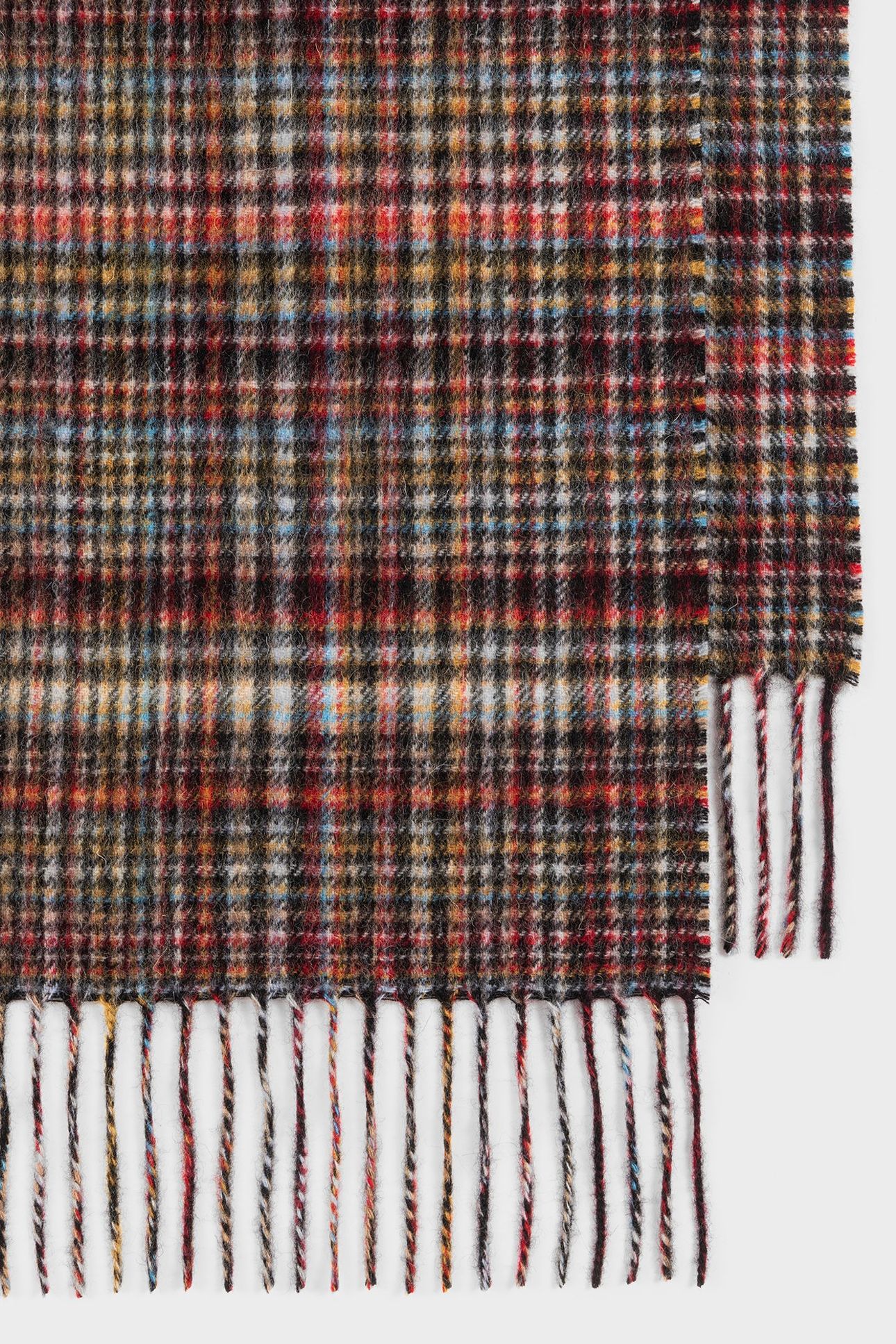 MEN SCARF SIGNATURE CHECK MULTI COLOURED 6