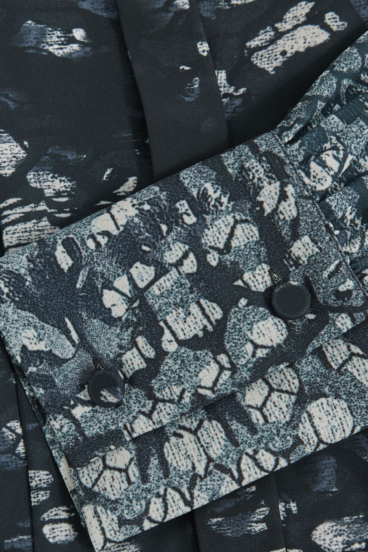 PRINTED FLIPPY DRESS NAVY 6