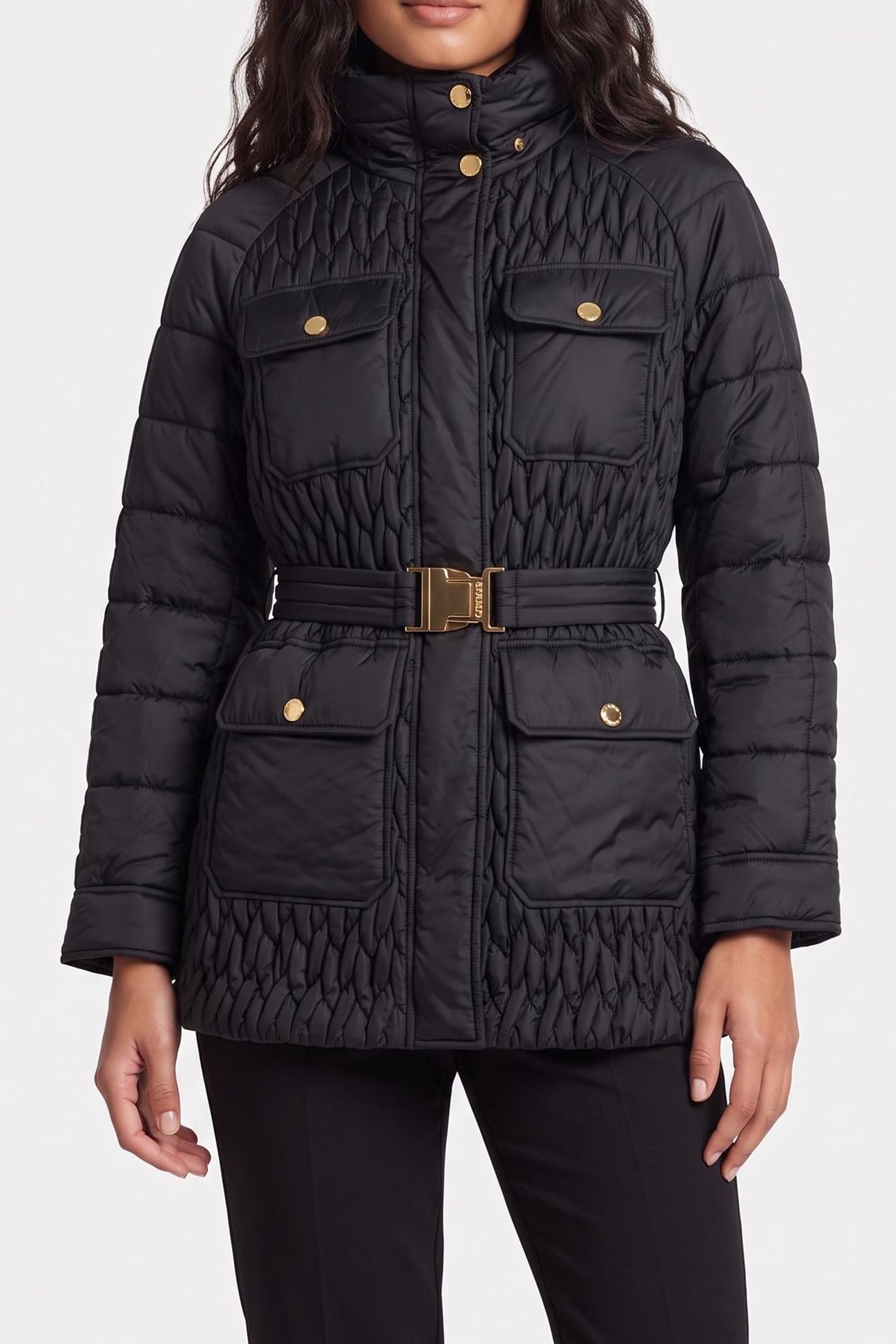 IRIEL PADDED OVER JA JET BLACK A996 1