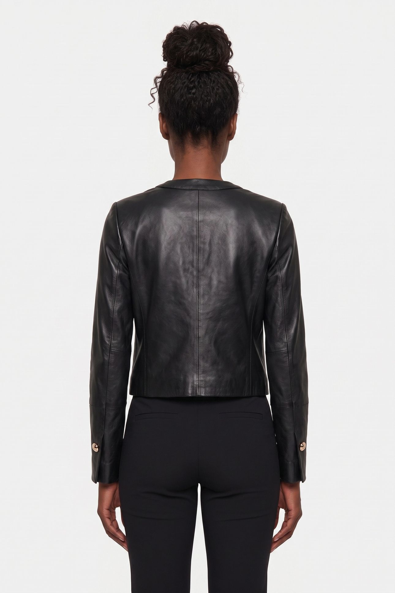 ST ORLA LEATHER JACKET BLACK 2
