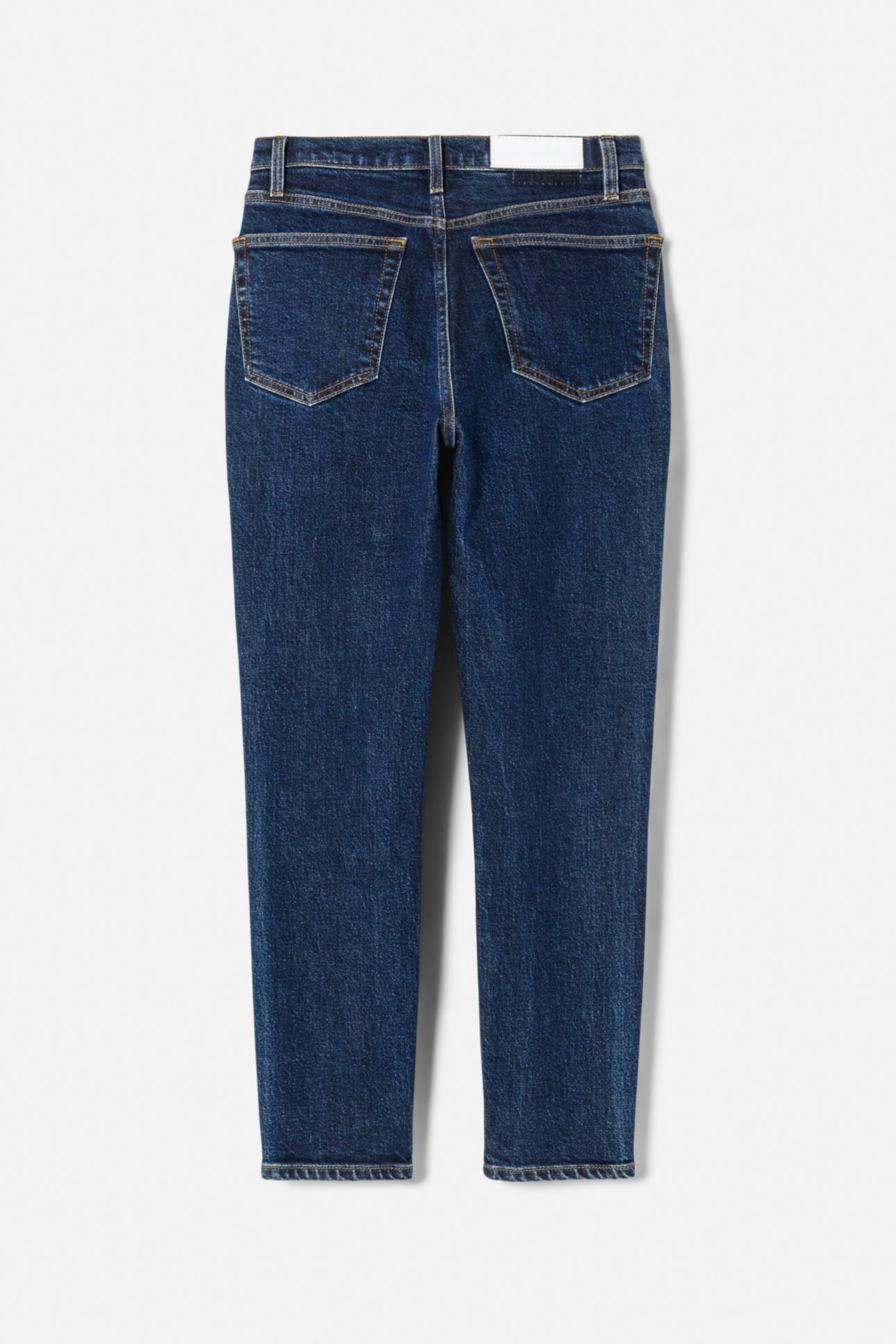 90S HIGH RISE ANKLE CROP DARK RINSE 2