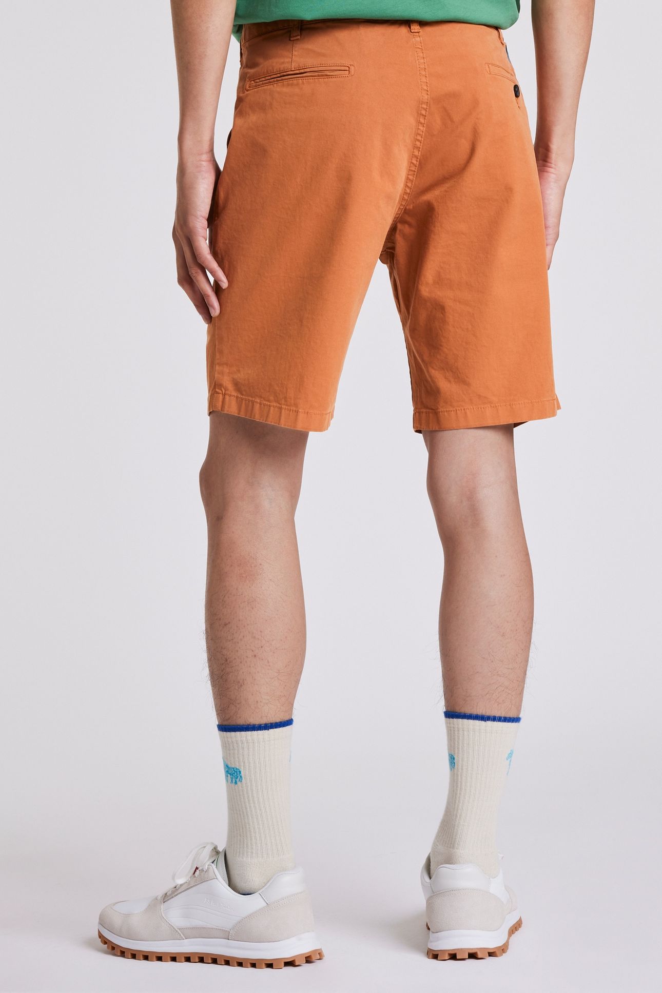 MENS SHORT ZEBRA EMB LIGHT RUST 2