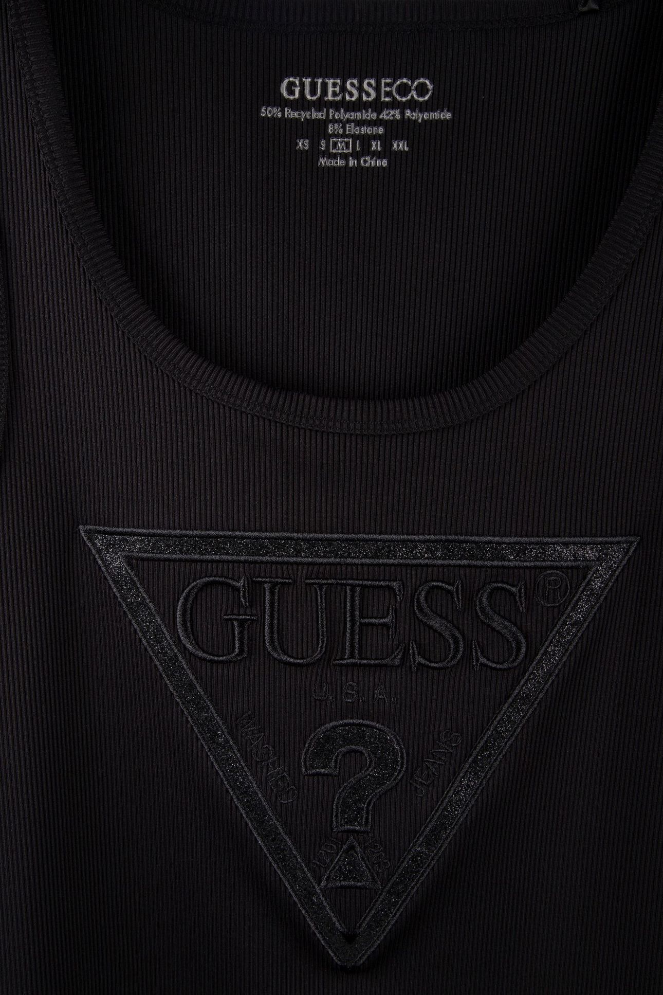 VIVIANA LOGO TANK TO JET BLACK A996 4
