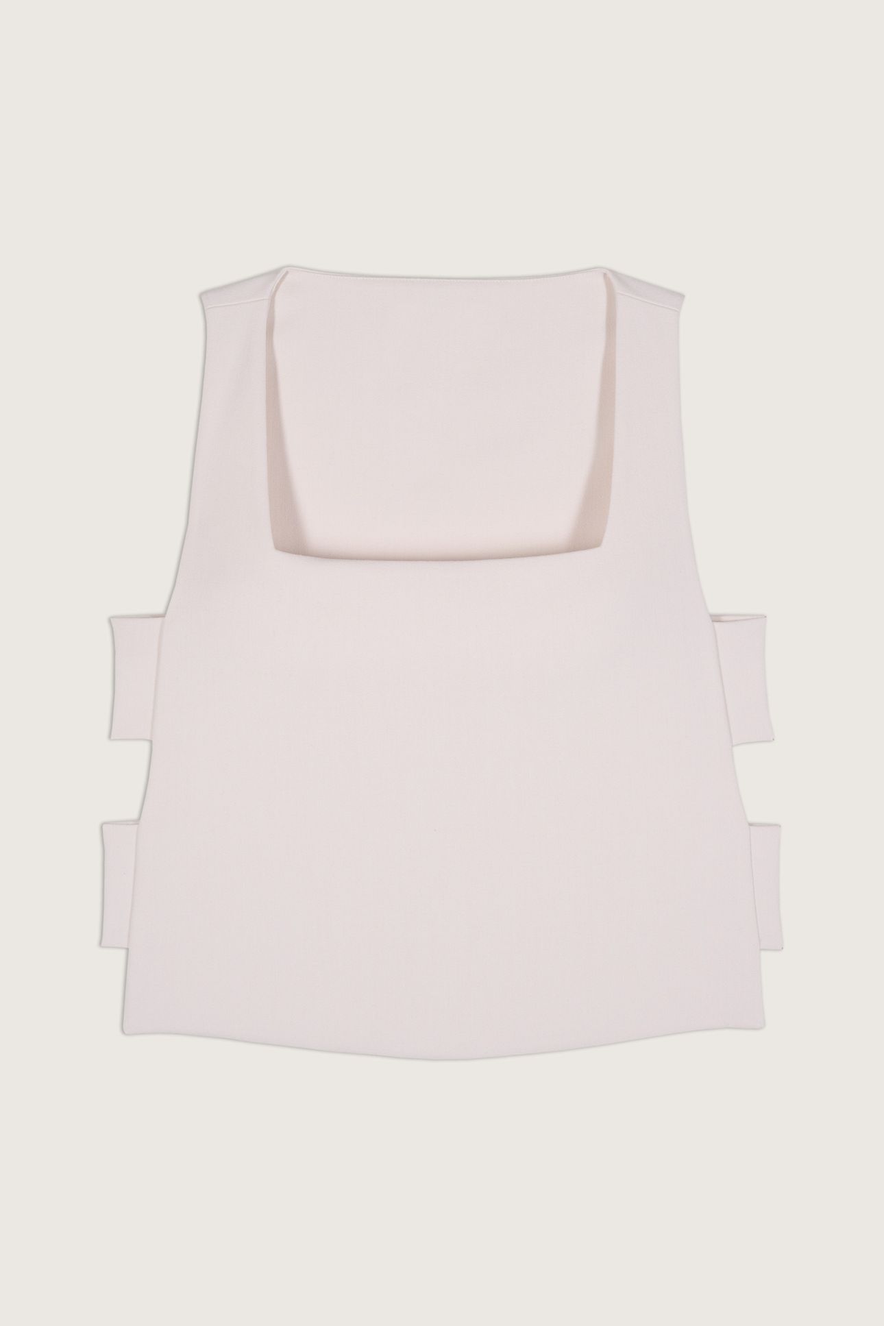 SLEEVELESS TOP ECRU 3