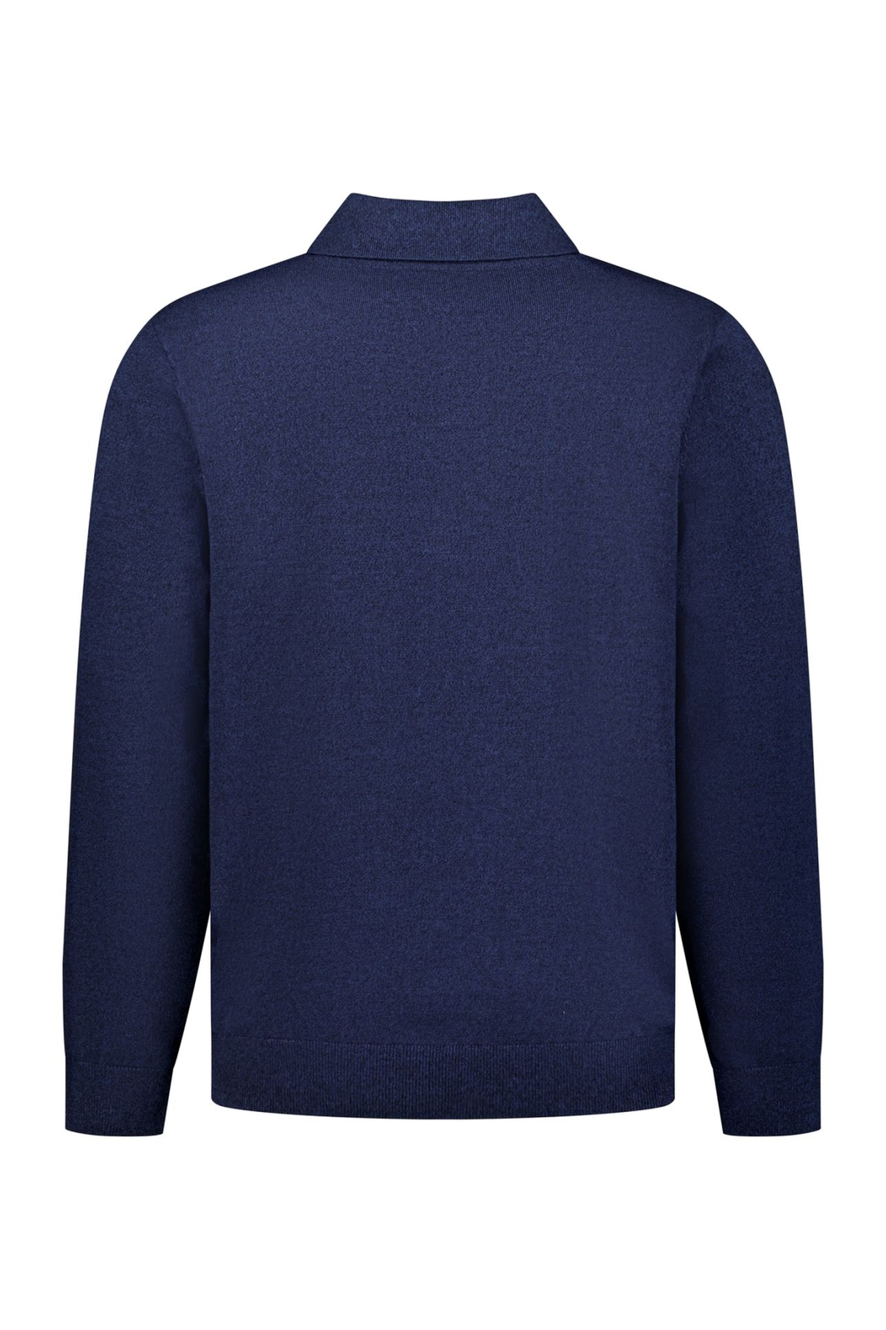 PULLOVER V POLO MELANGE NAVY 6