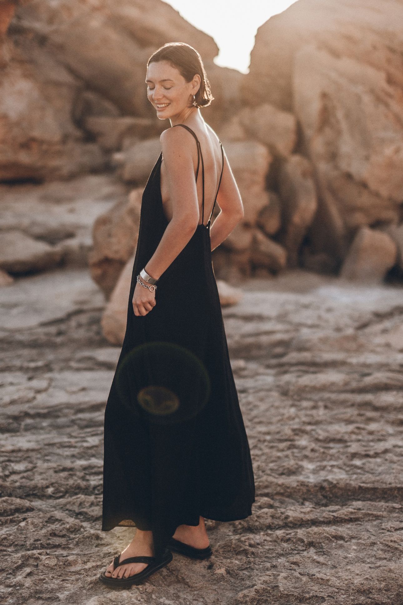 THE BLACK MAXI DRESS BLACK 3