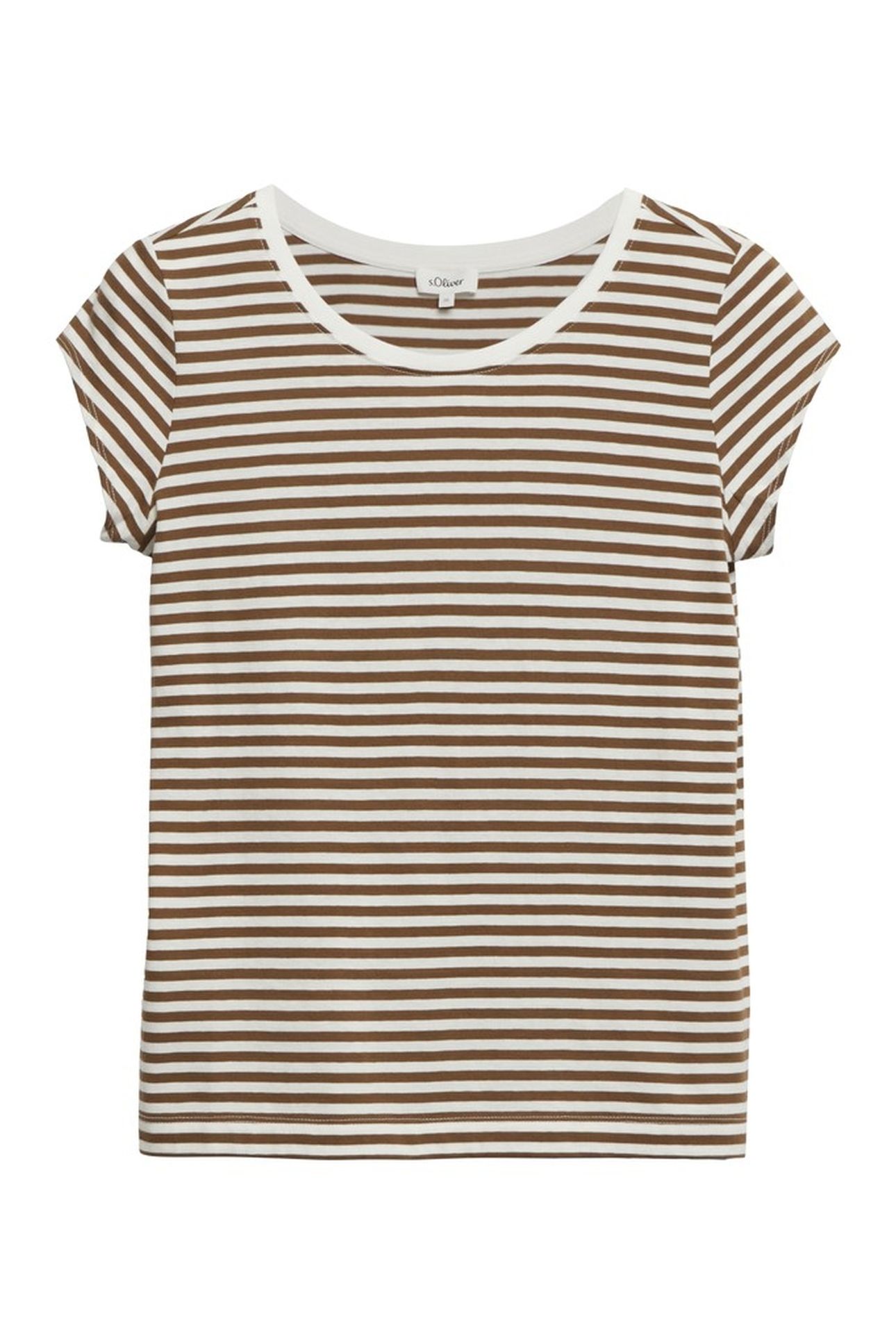 S.OLIVER T-SHIRTS BROWN 4
