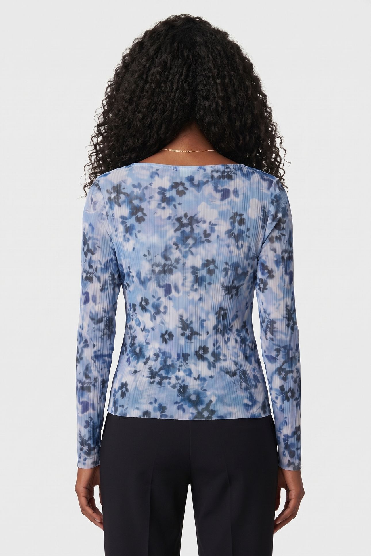 ST YVONNE MESH TOP BLUE 2