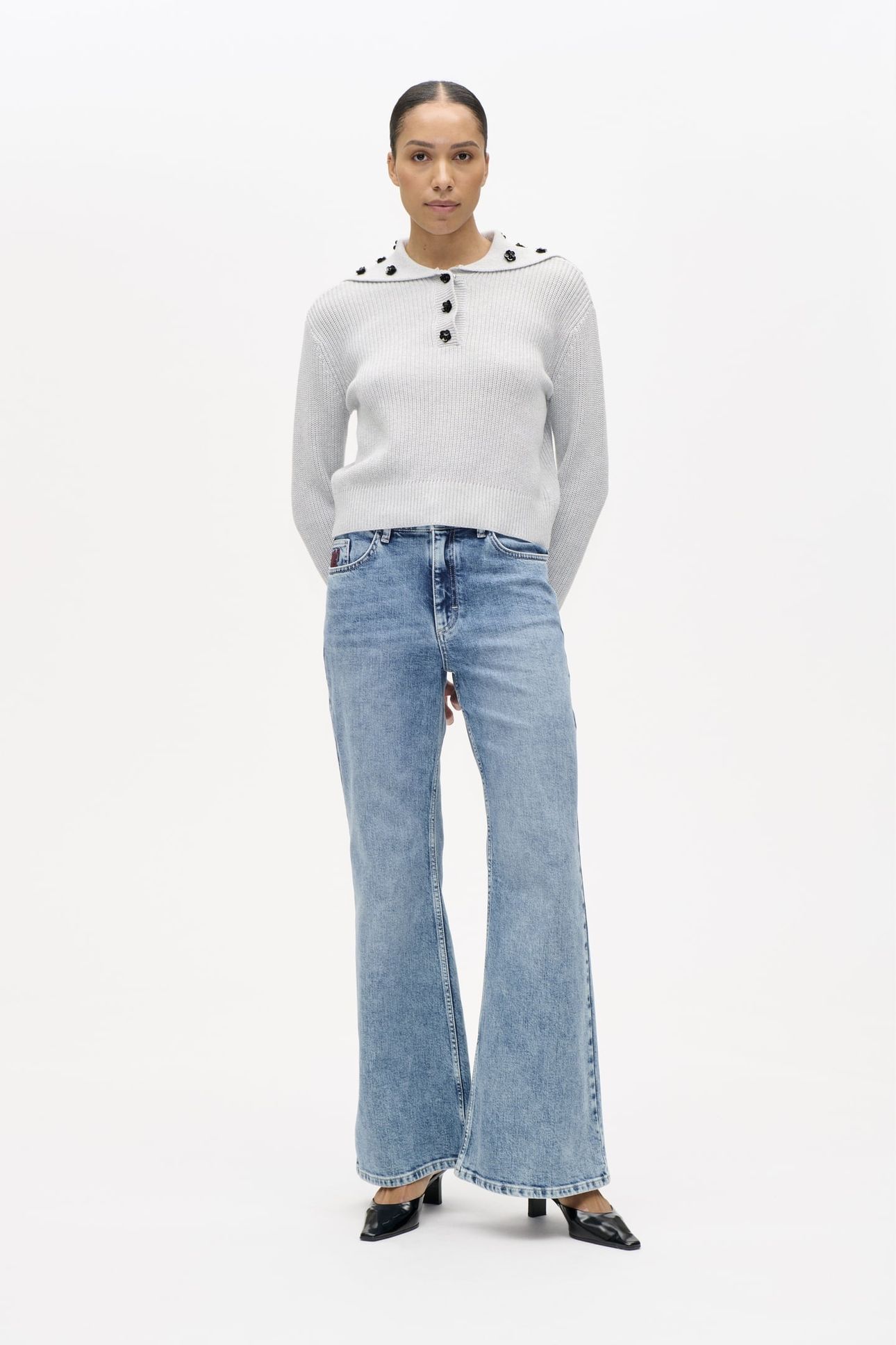 NILEA JEANS LIGHT DENIM WASH 1