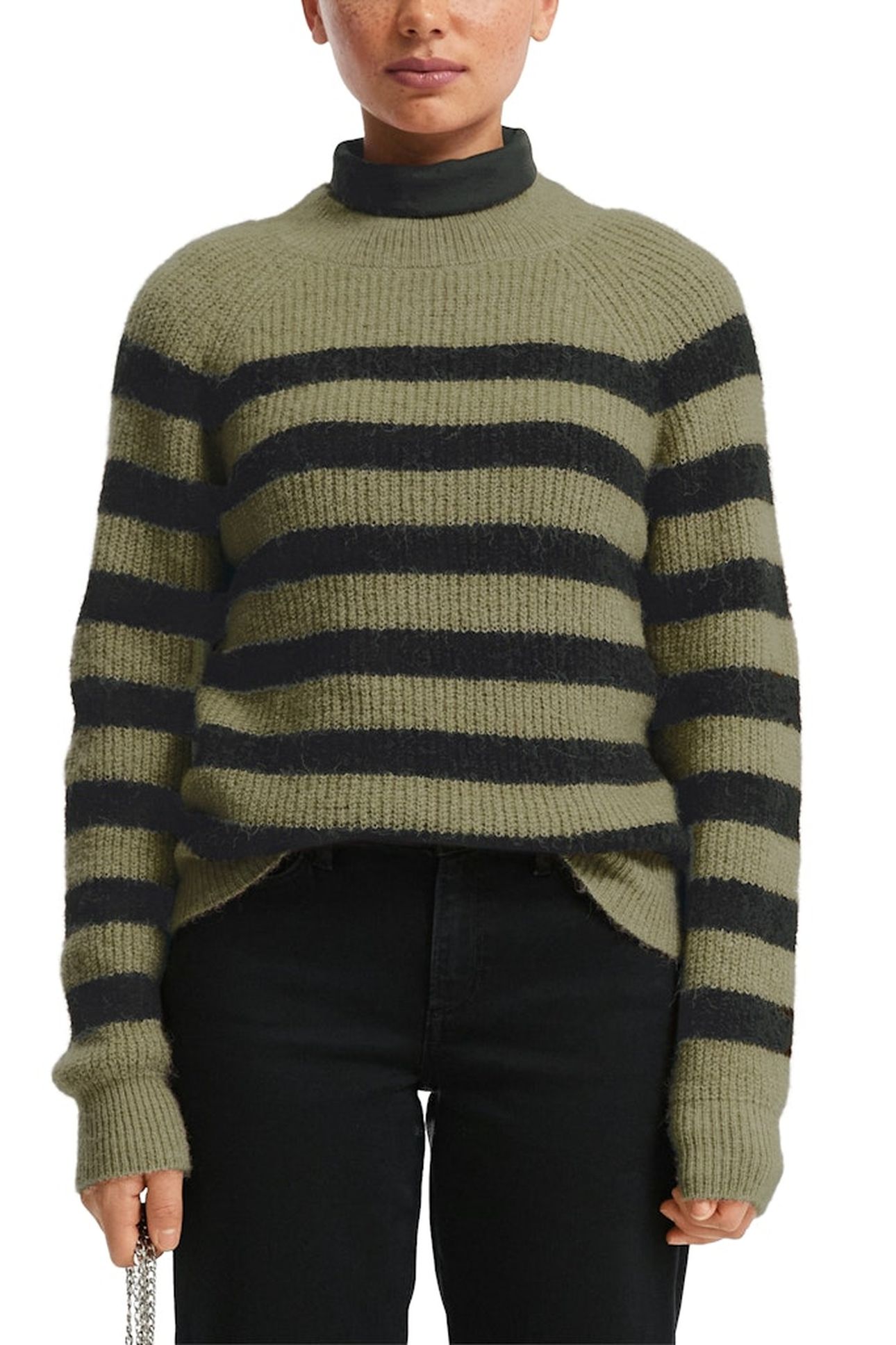S.OLIVER-QS PULLOVER GREEN 1