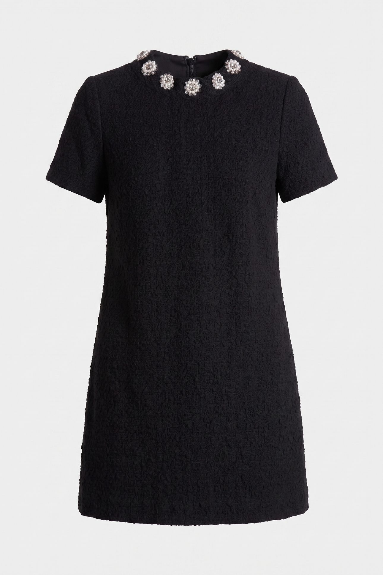 PA ENEKA TWEED DRESS PARTY BLACK 3