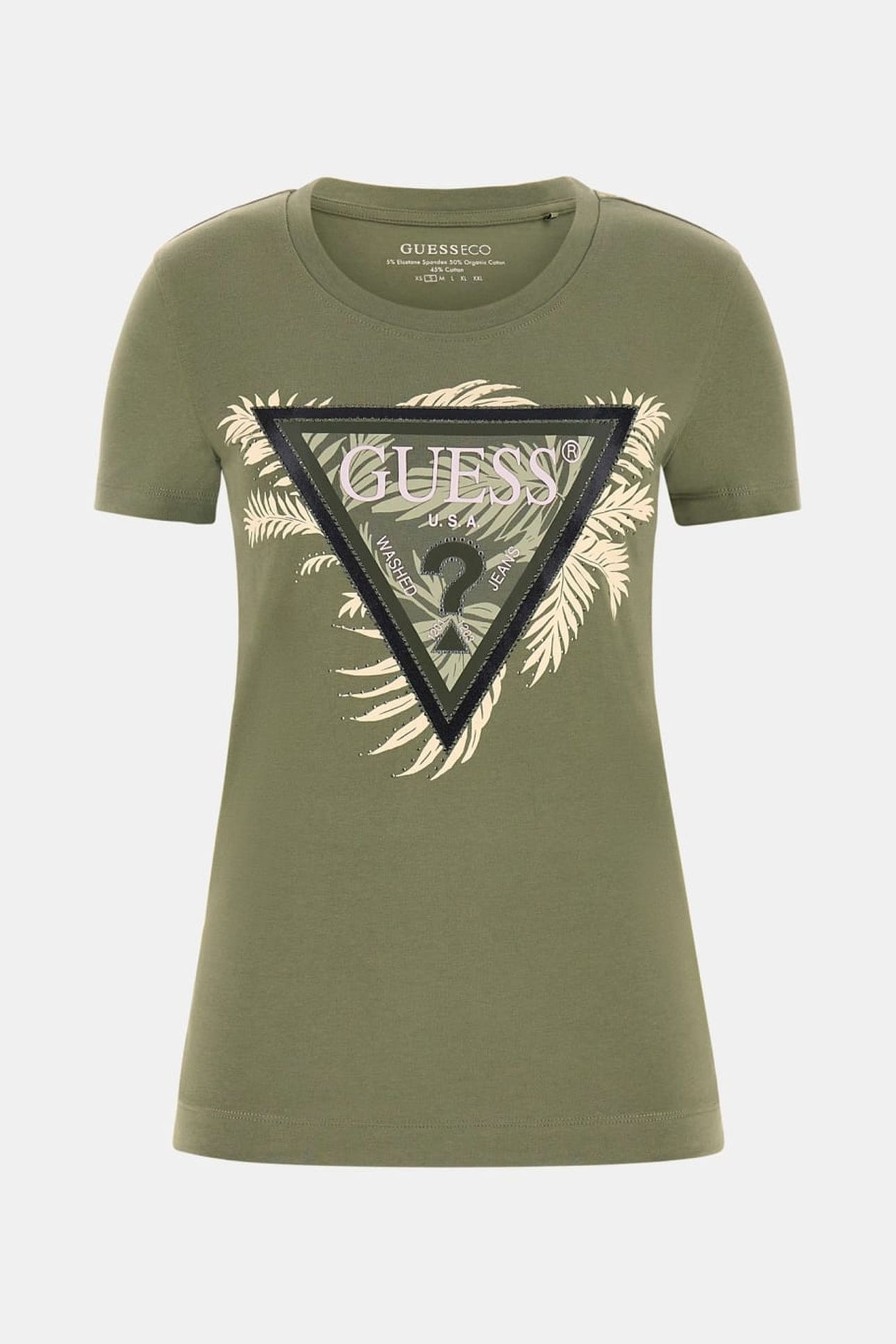 CN SS TRIANGLE PALM LICHEN LEAF GREEN 5