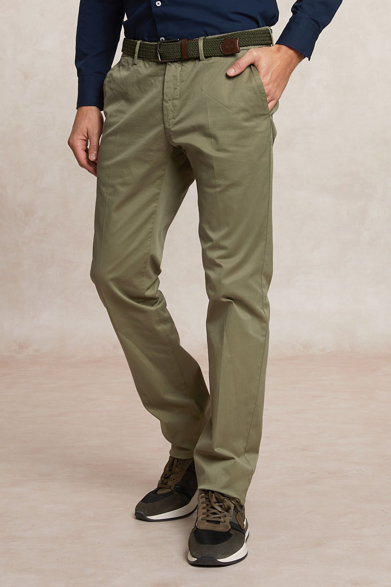 BASIC CHINO STRETCH KHAKI 3
