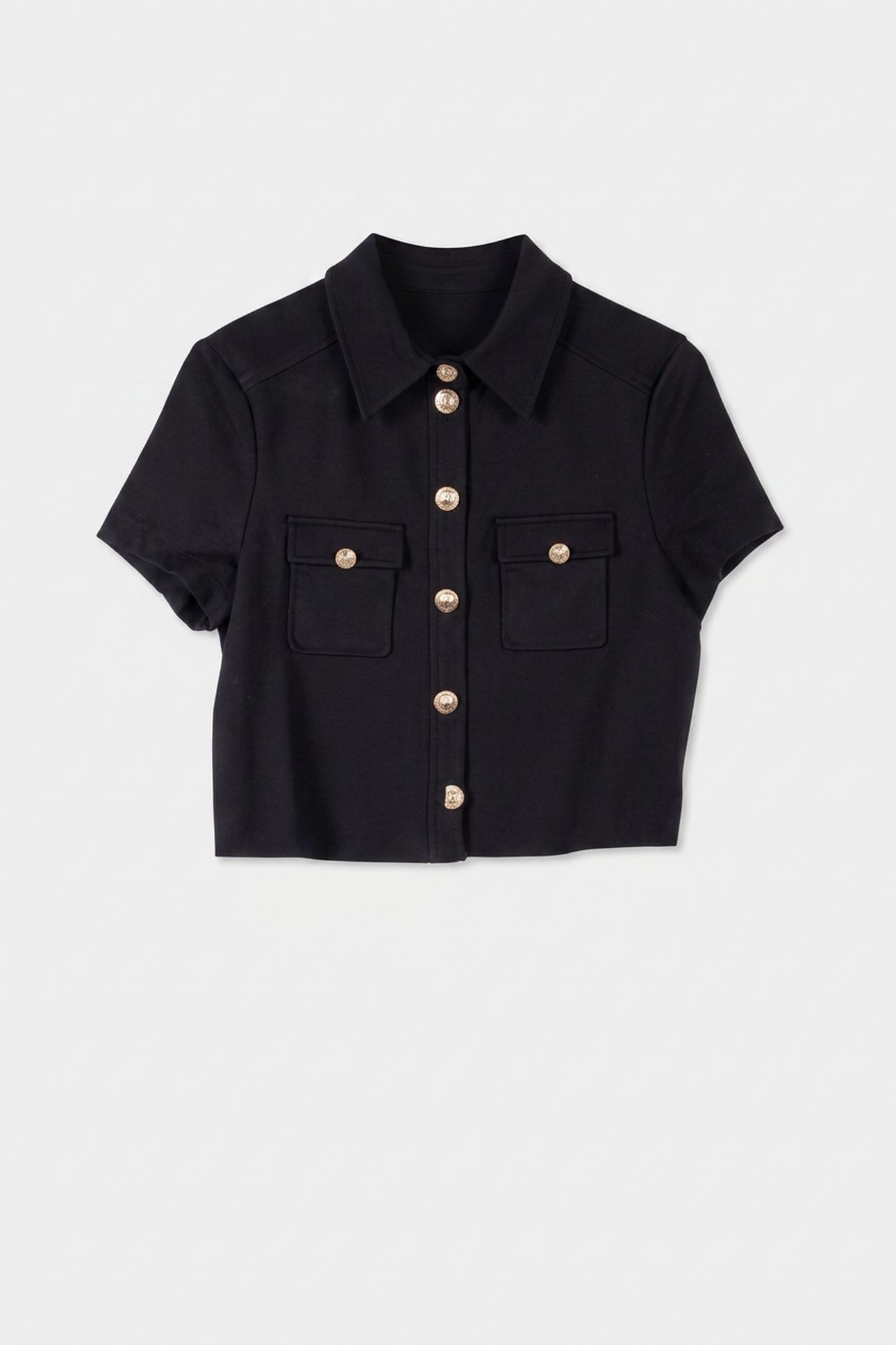 CHRISSY SHORT SLEEVE JET BLACK A996 3