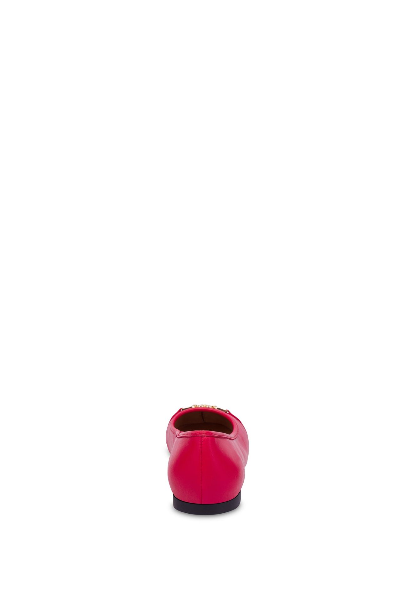 NAPPA LEATHER BALLET FLATS RED 4
