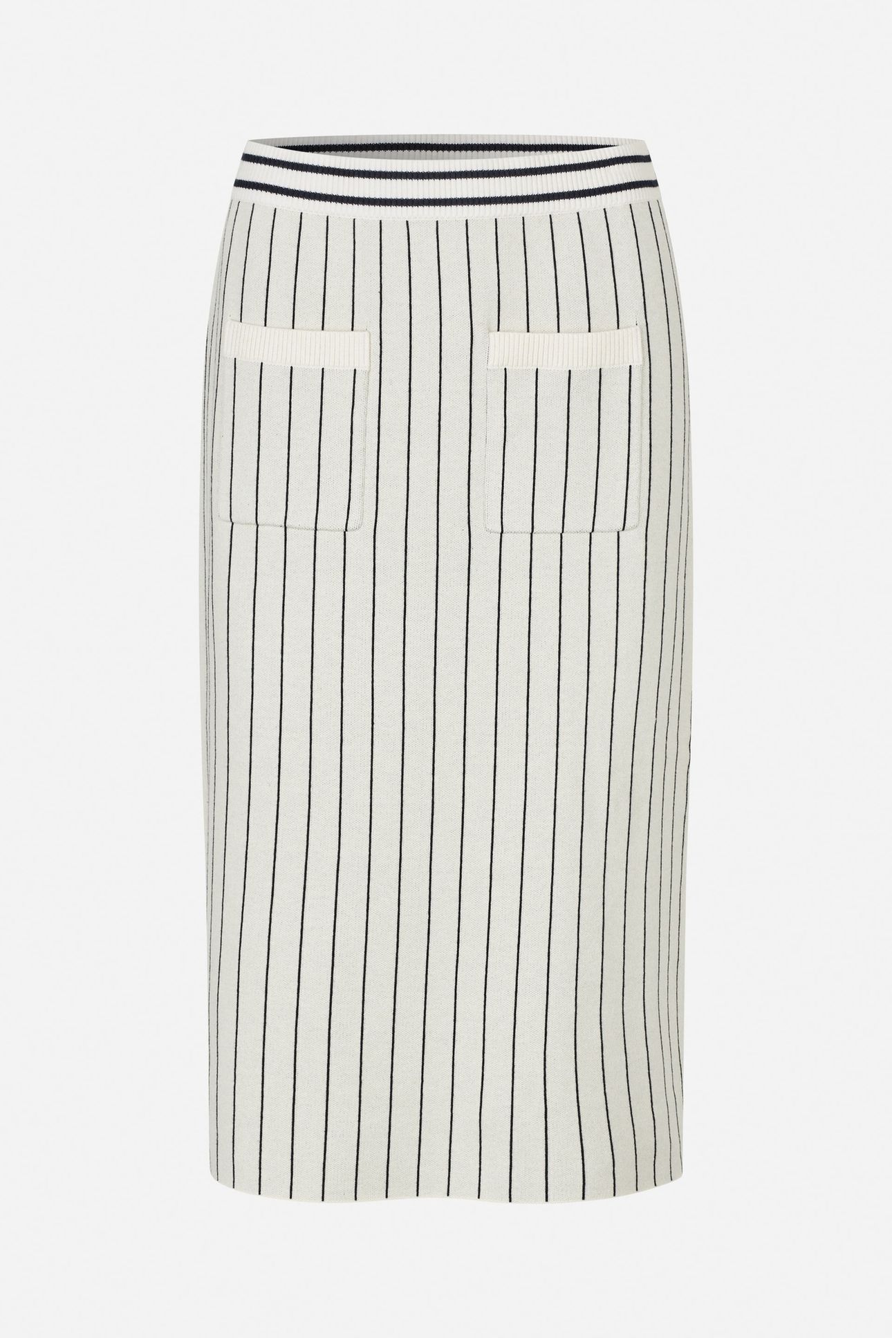 CELIE SKIRT CREME NAVY STRIPE 5