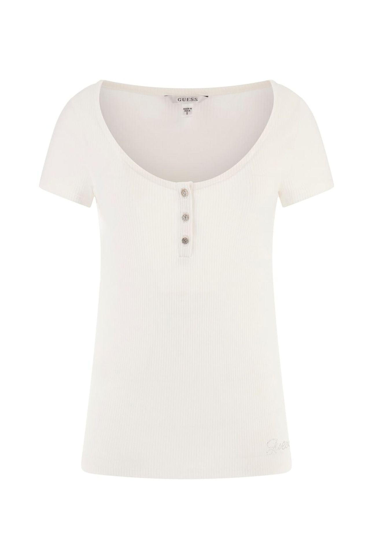 SS KARLEE JEWEL BTN PURE WHITE 8