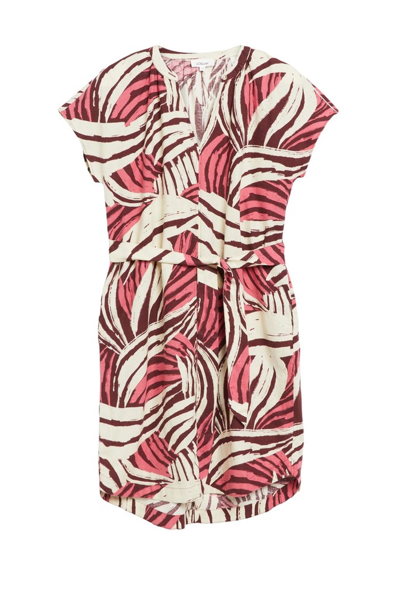 S.OLIVER DRESSES PINK BURGUNDY 4
