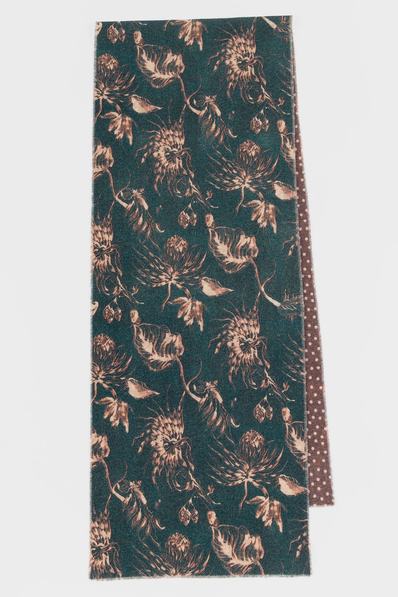 MEN SCARF THISTLEBERRY PETROL GREEN 1