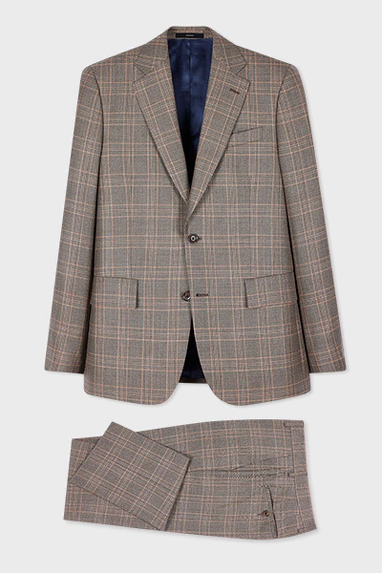 MENS TAILORED FIT 2 BUTTON SUIT CAMEL 6