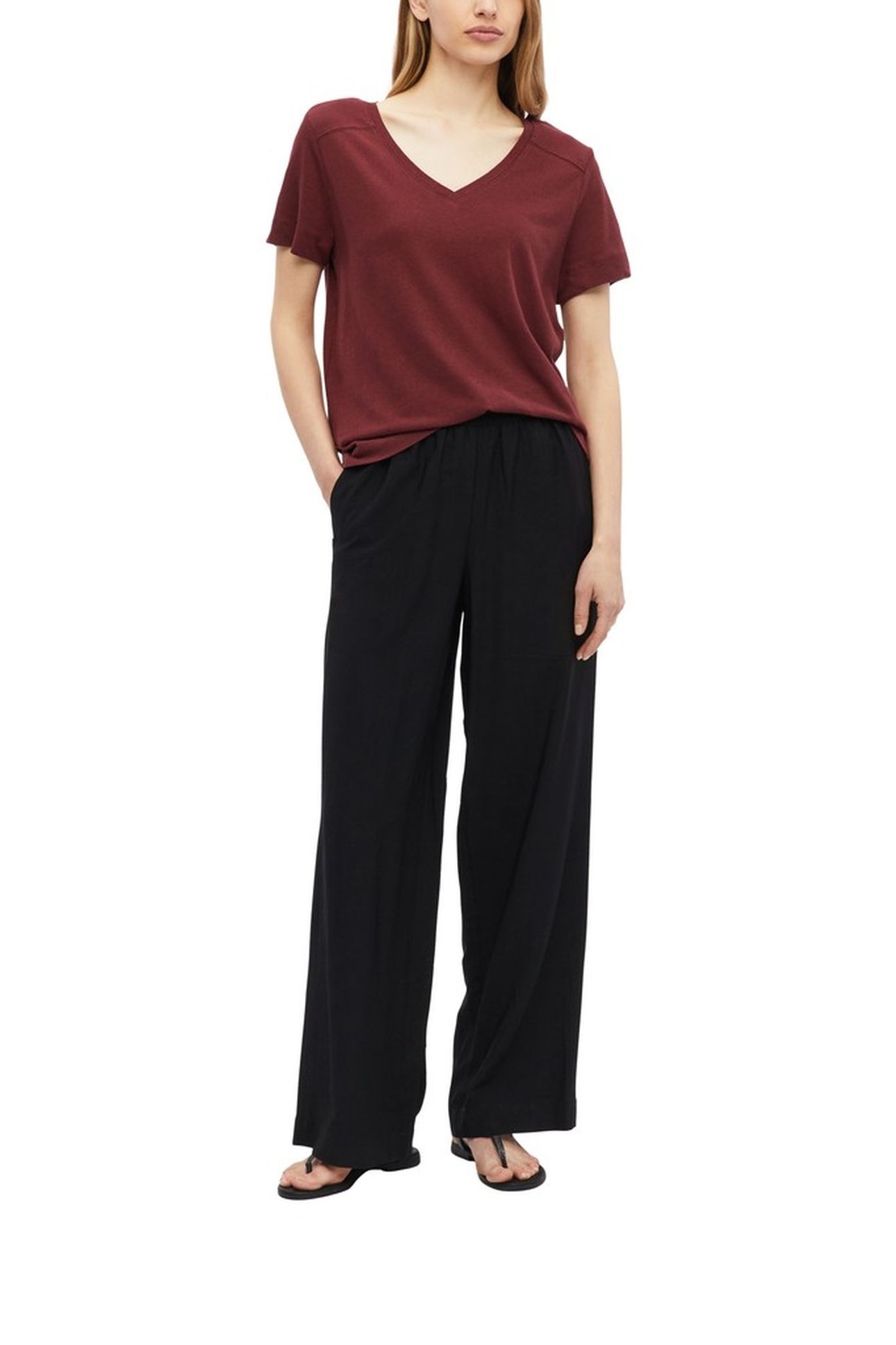 S.OLIVER T-SHIRTS BURGUNDY 2