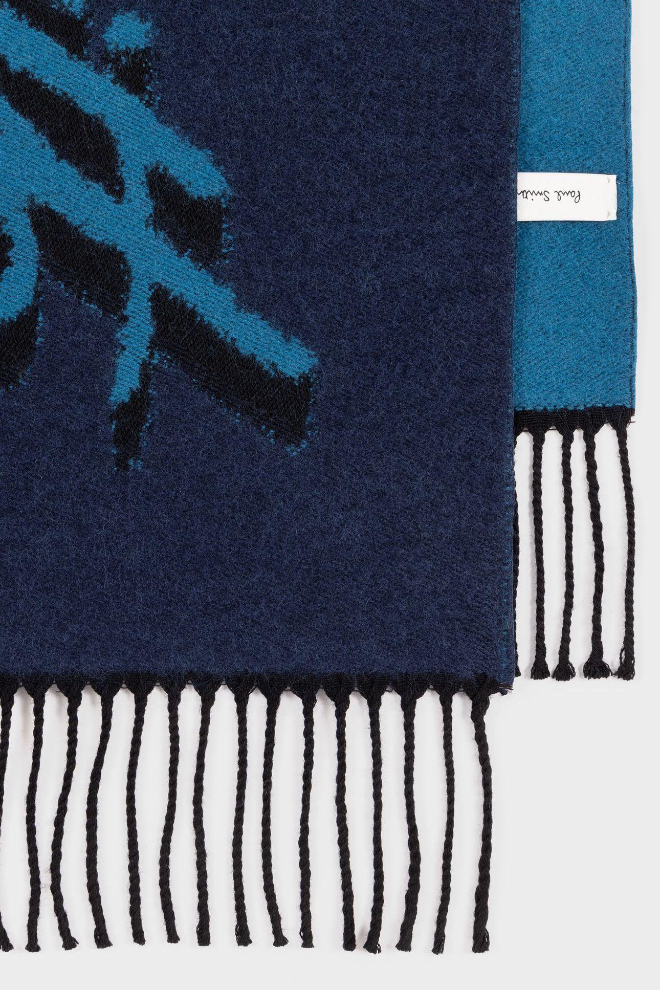 MEN SCARF LOGO JACQUARD NAVY 2