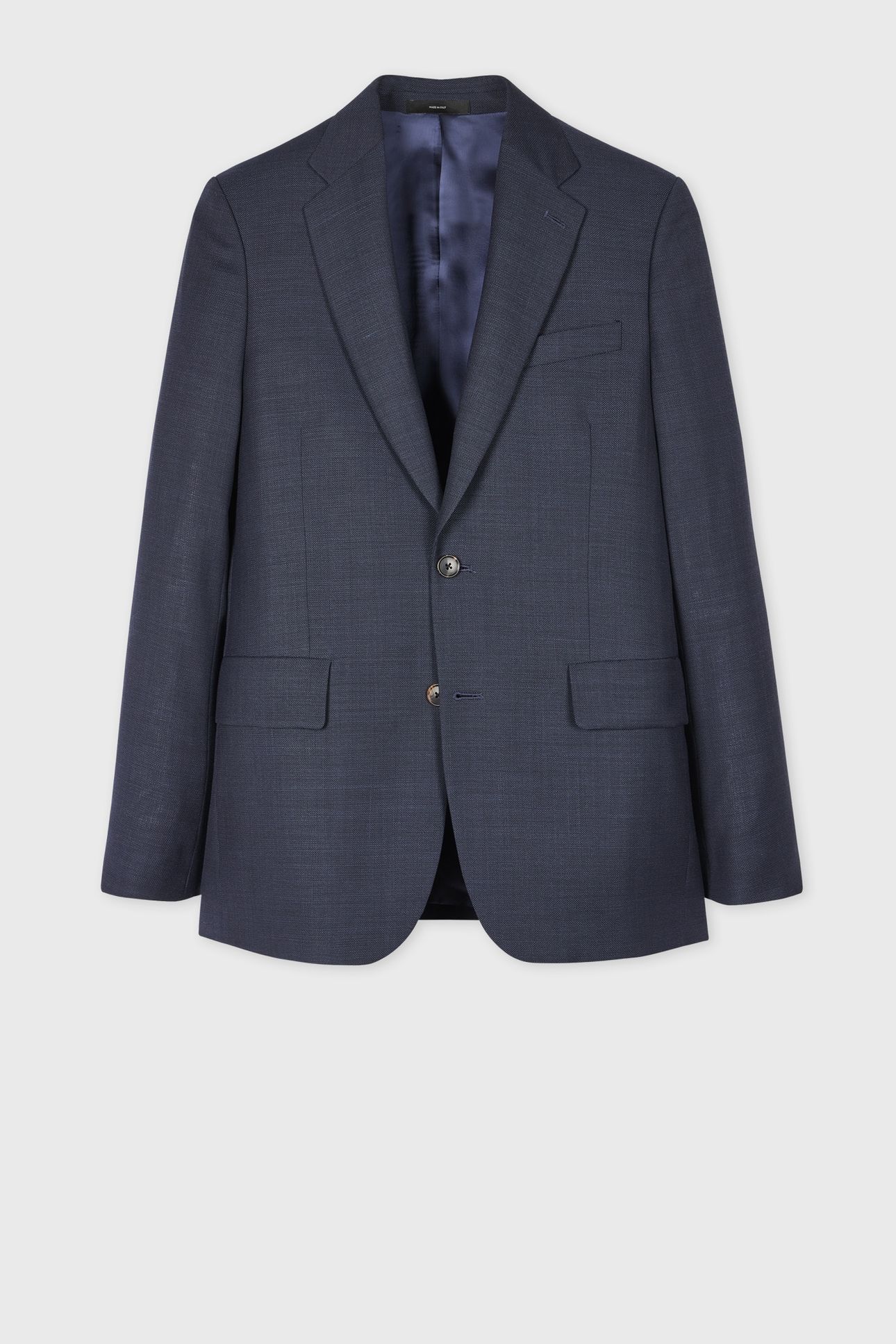 MENS TAILORED FIT 2 BUTTON JACKET NAVY 1