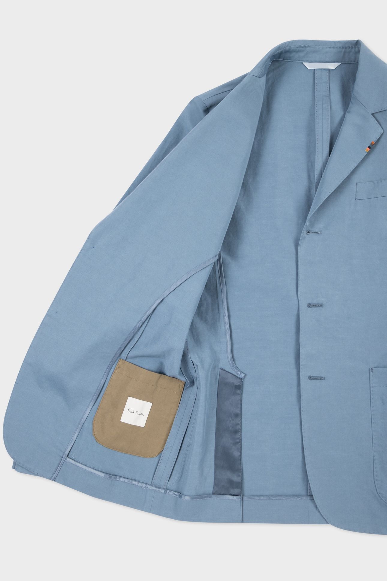 MENS 2BTN SB JACKET GREYISH BLUE 5
